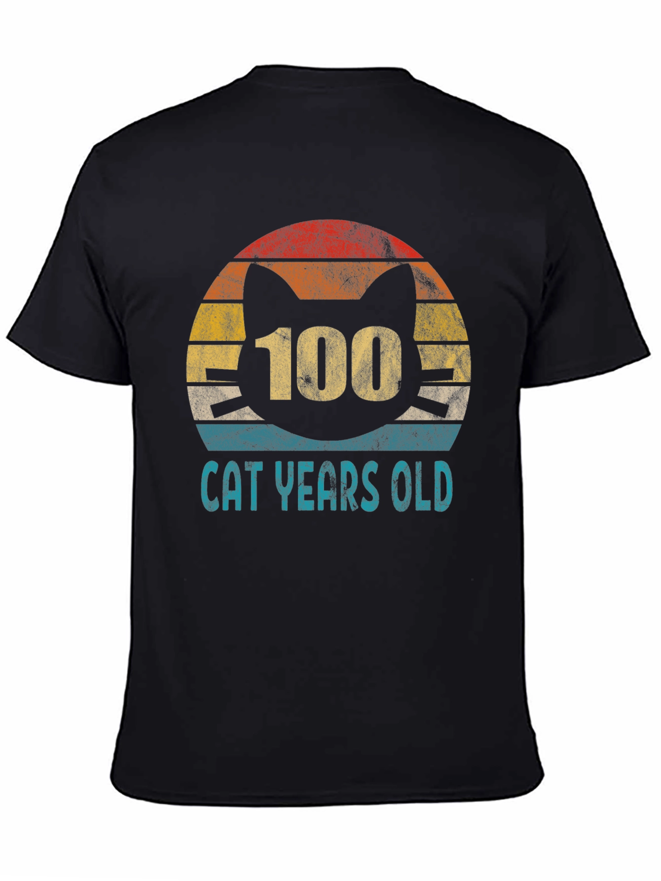 100 Cat Years Old Graphic Tee