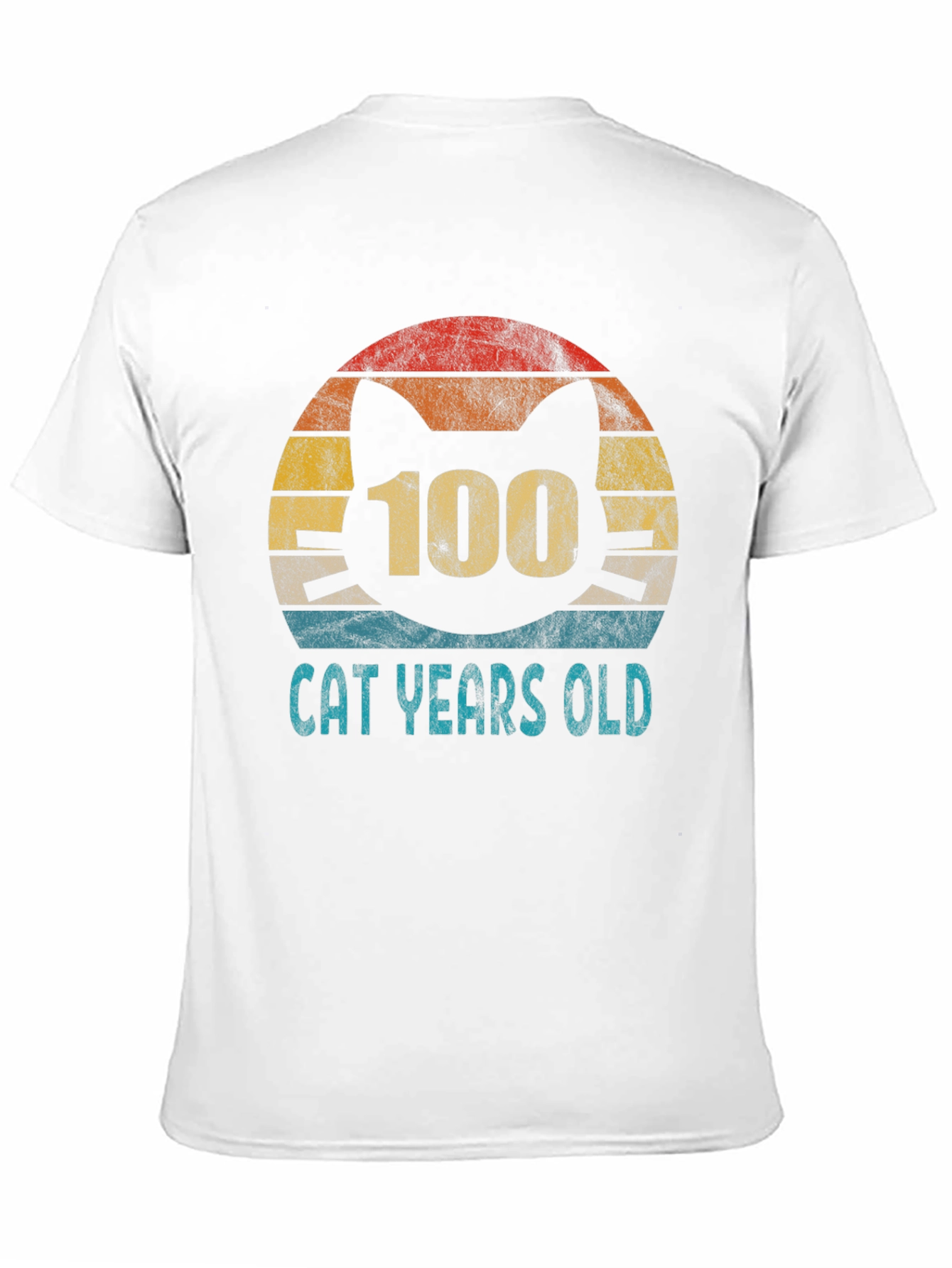 100 Cat Years Old Graphic Tee