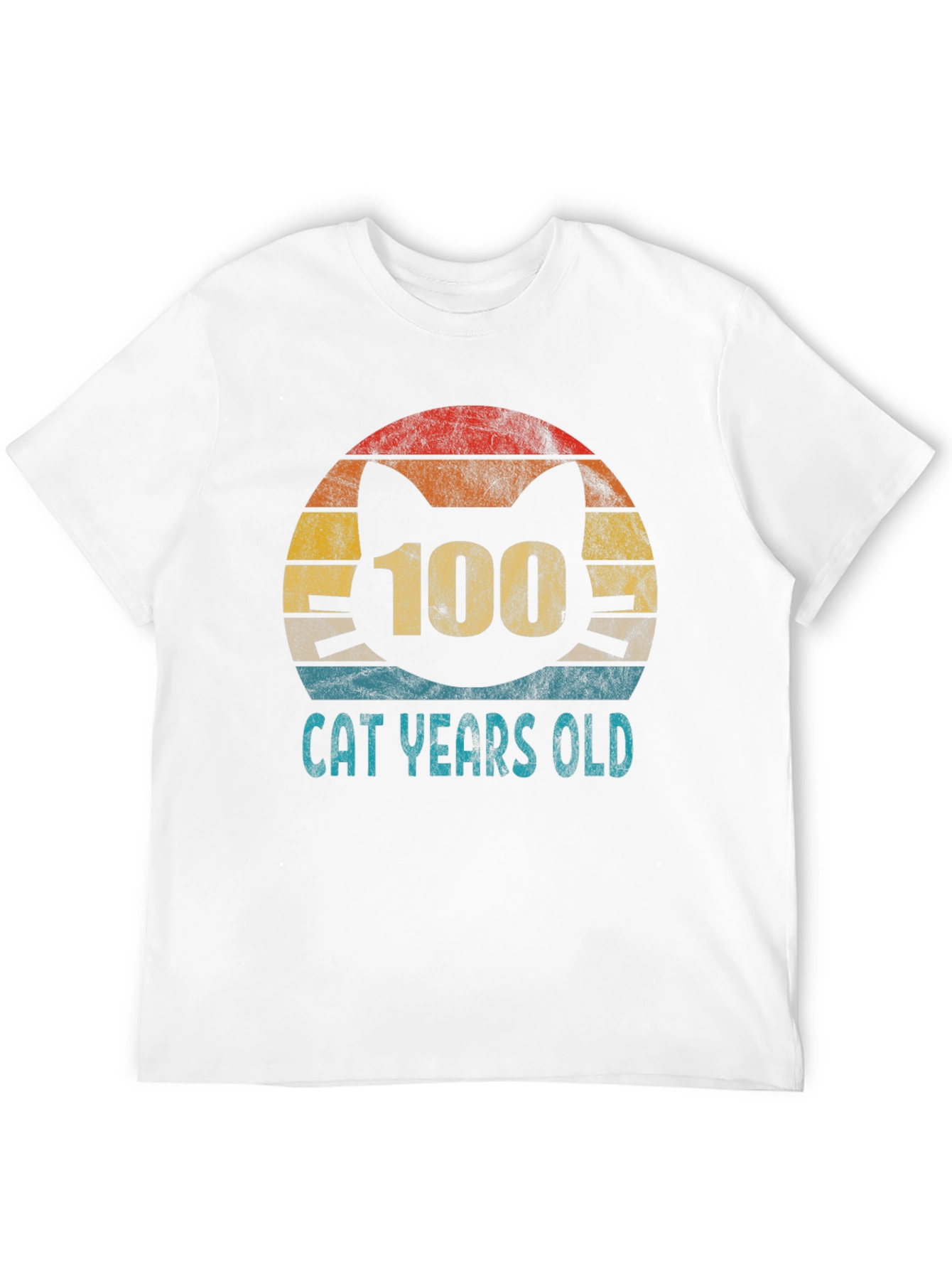 100 Cat Years Old Graphic Tee
