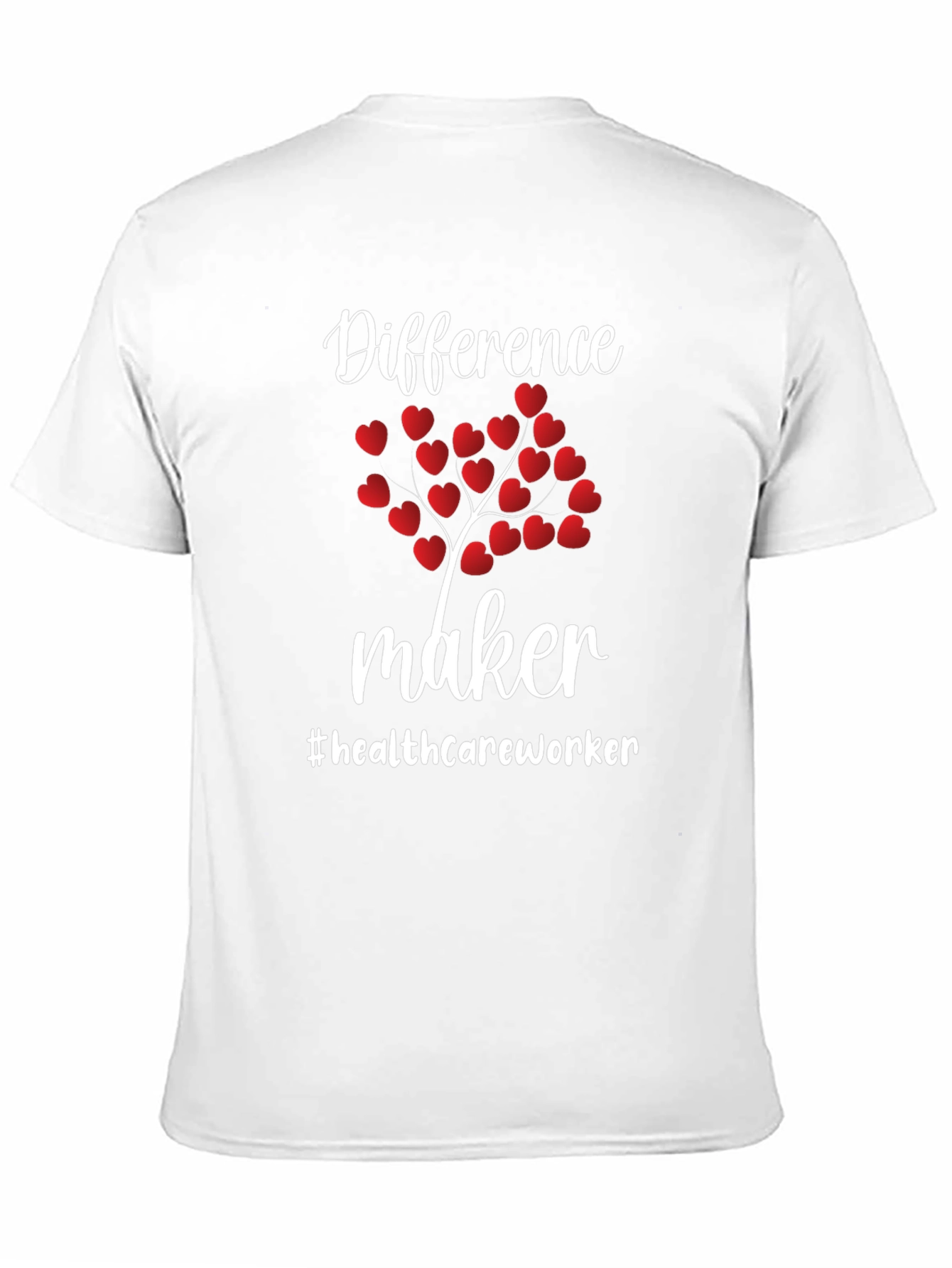 Difference Maker Healthcare Worker Heart Tree T-Shirt