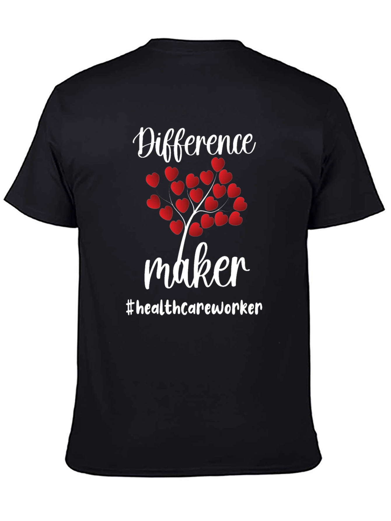 Difference Maker Healthcare Worker Heart Tree T-Shirt