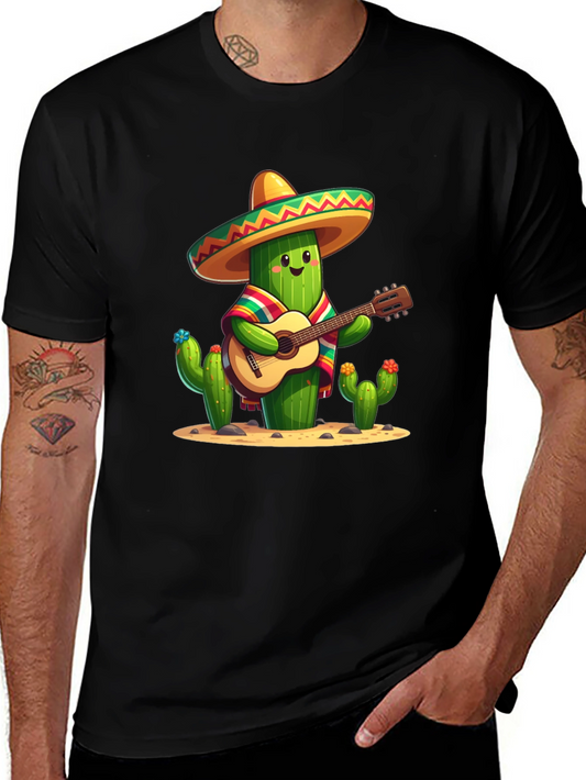 Cactus Guitar Player T-Shirt