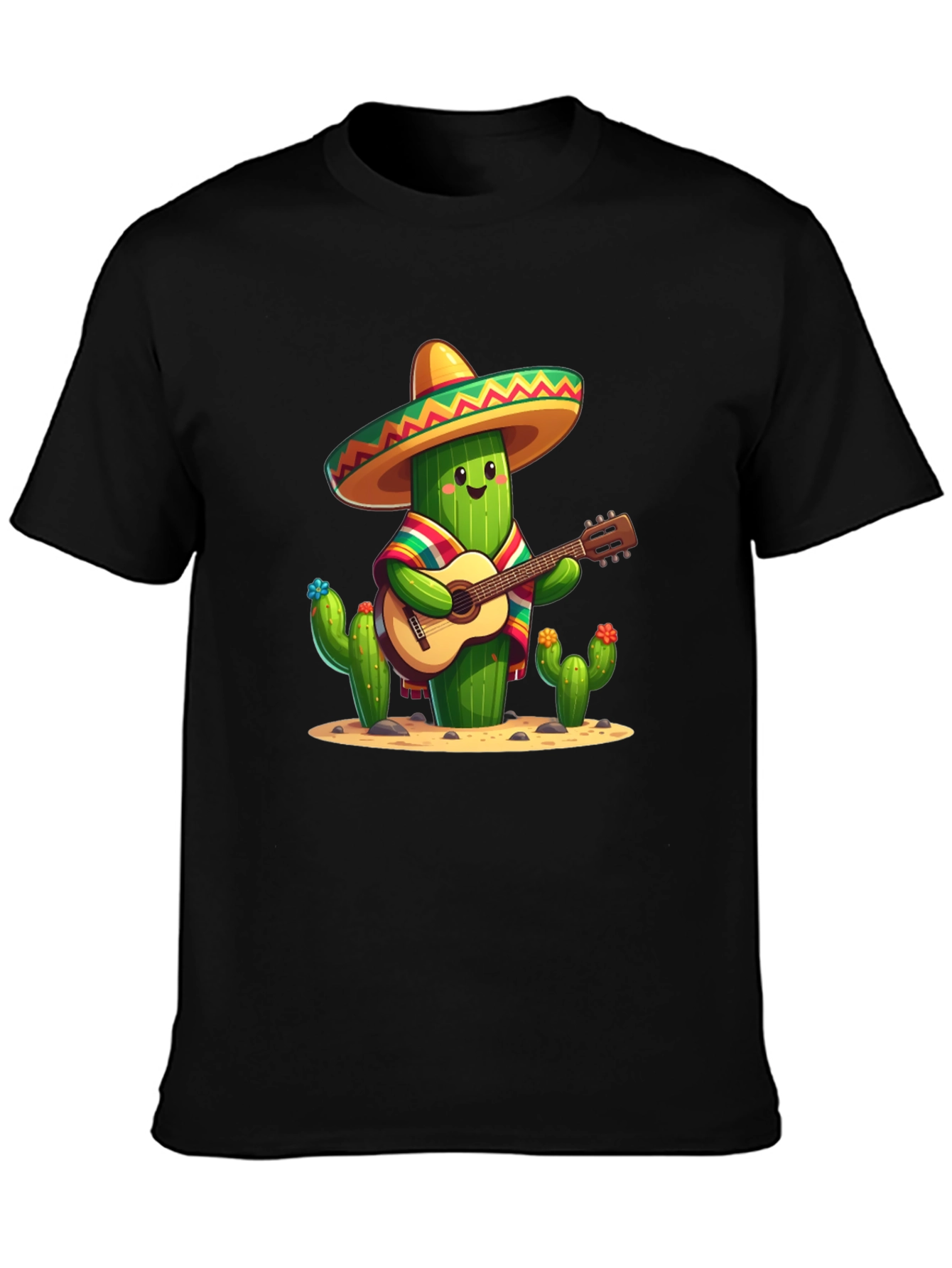Cactus Guitar Player T-Shirt