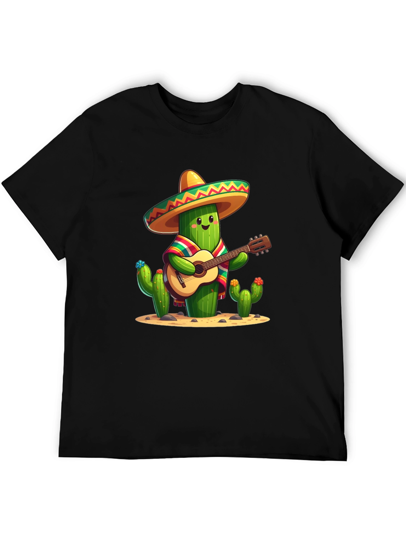 Cactus Guitar Player T-Shirt