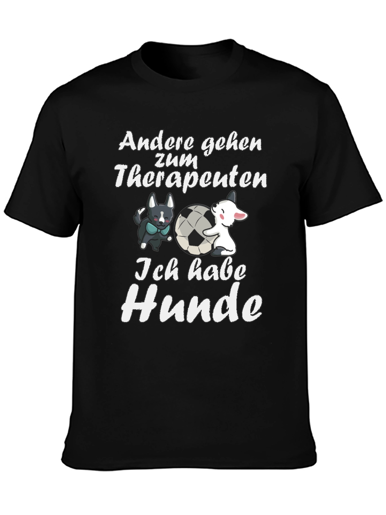 Humorous Ich Habe Hunde Graphic Tee