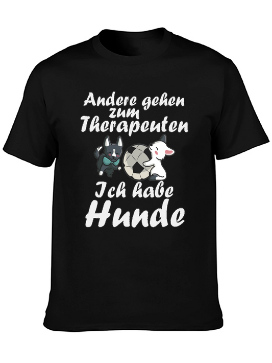 Humorous Ich Habe Hunde Graphic Tee