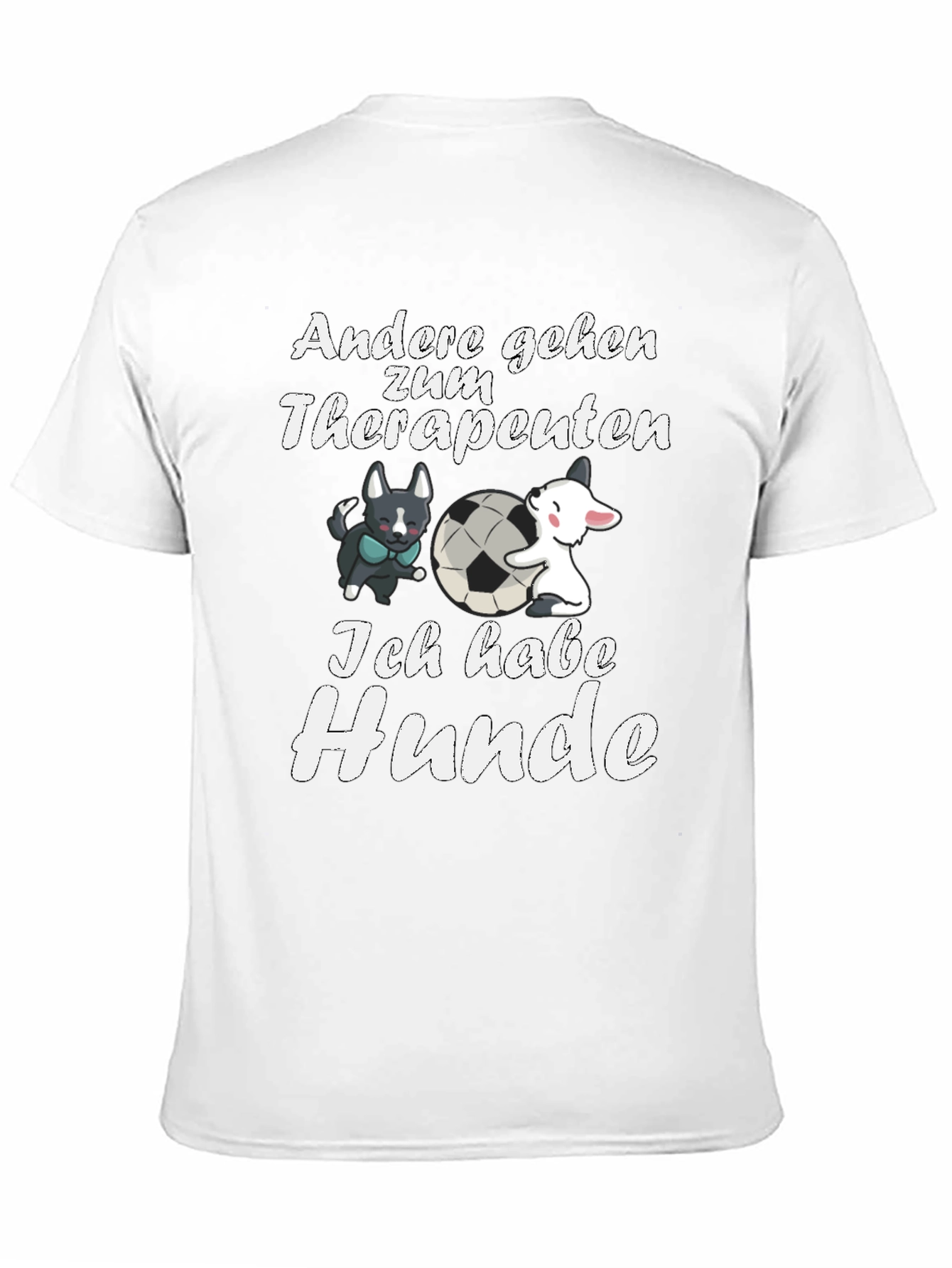 Humorous Ich Habe Hunde Graphic Tee