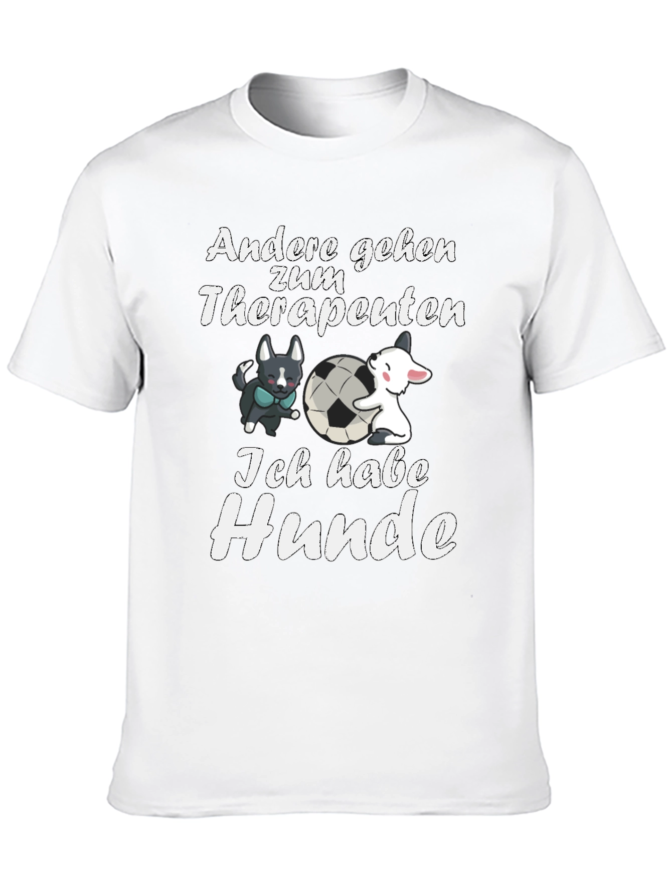 Humorous Ich Habe Hunde Graphic Tee