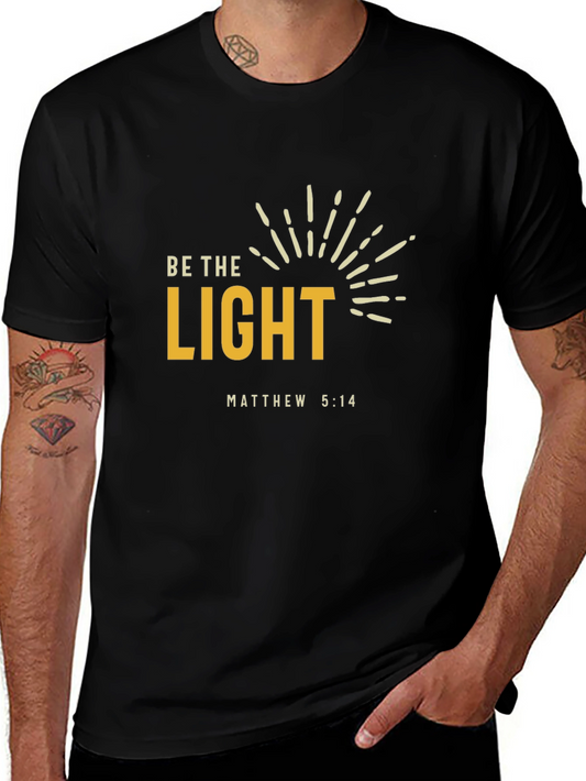Be The Light T-Shirt - Matthew 5:14 - Christian Apparel