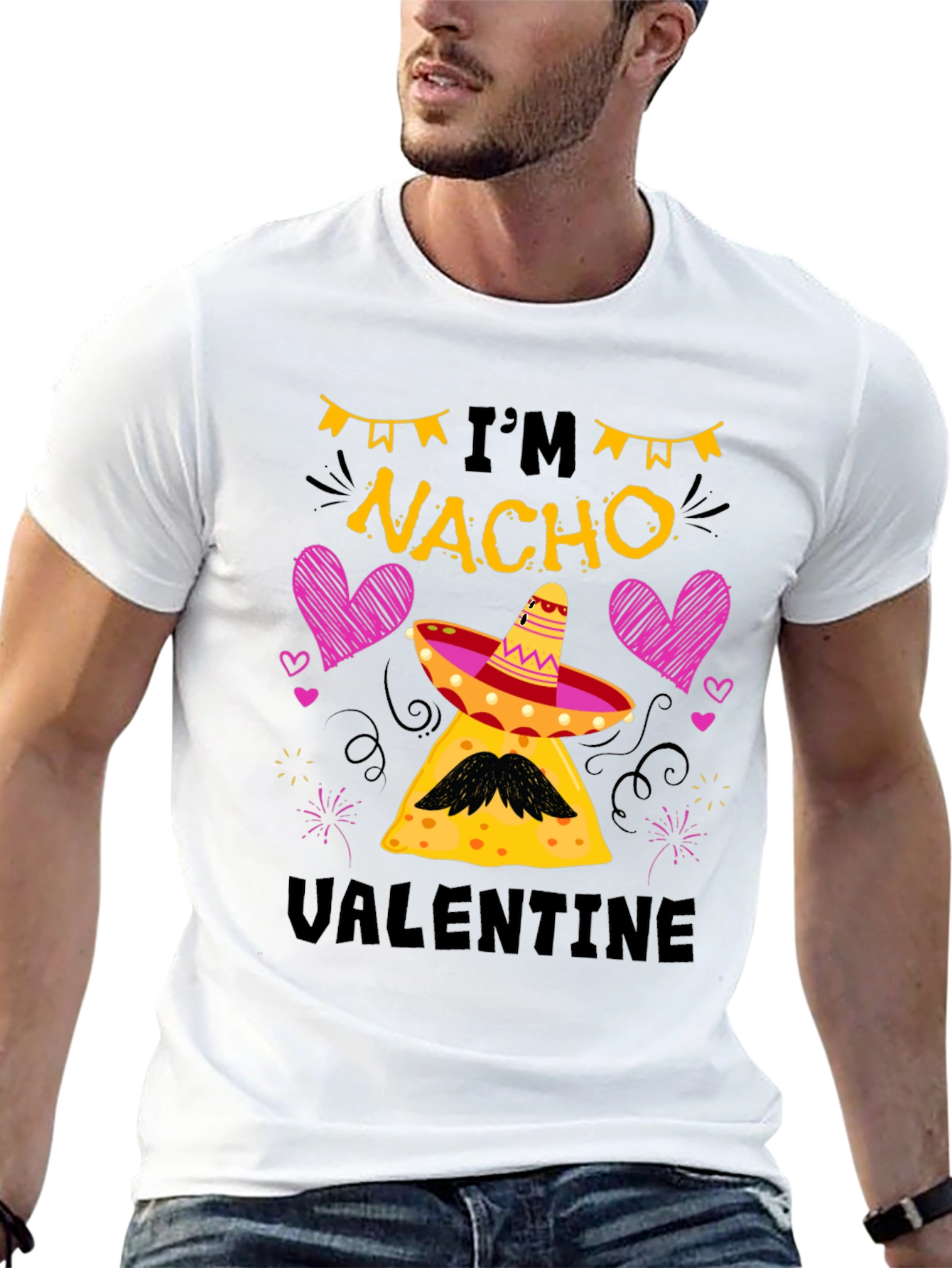 Im Nacho Valentine Black T-Shirt