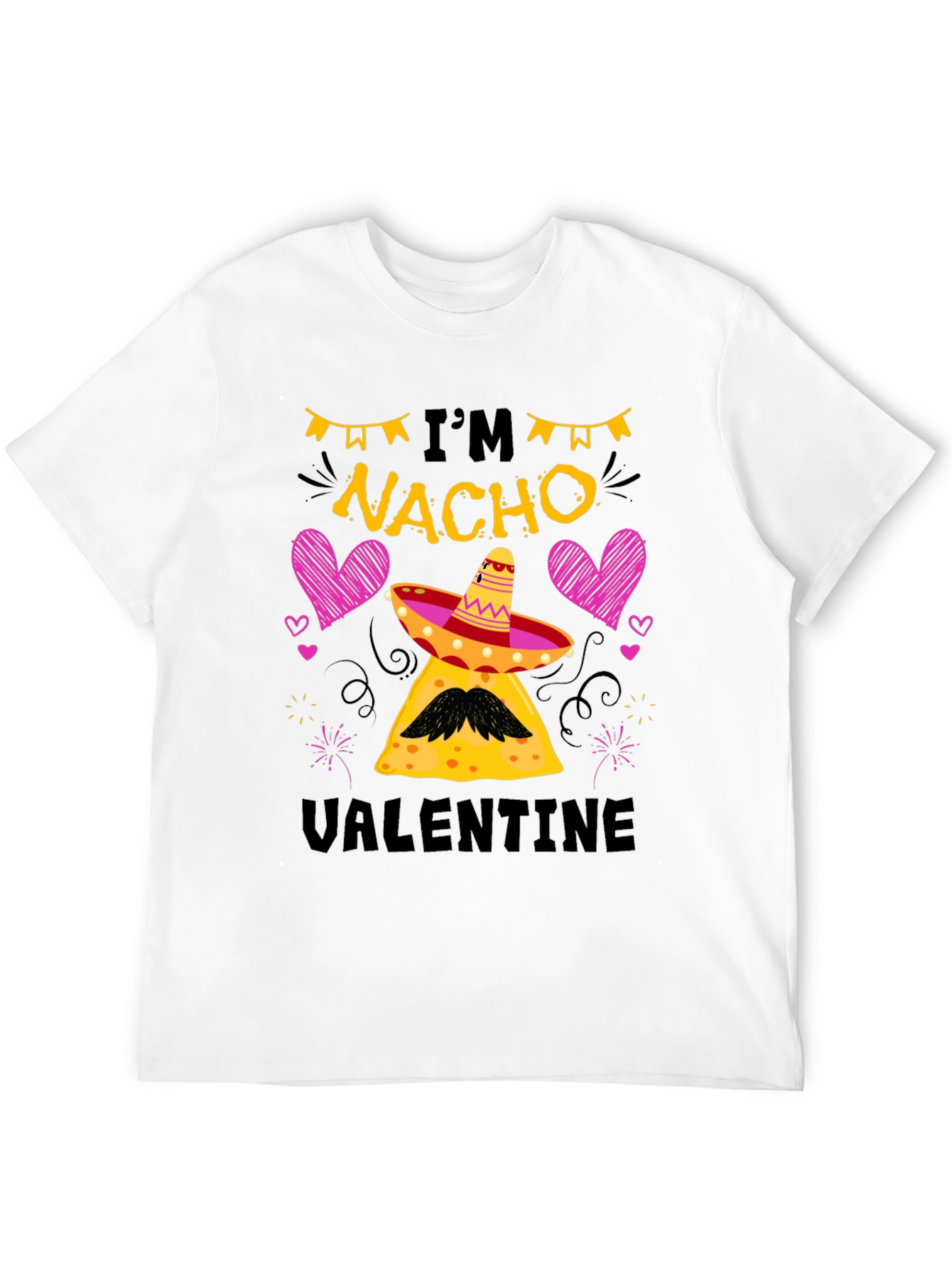 Im Nacho Valentine Black T-Shirt