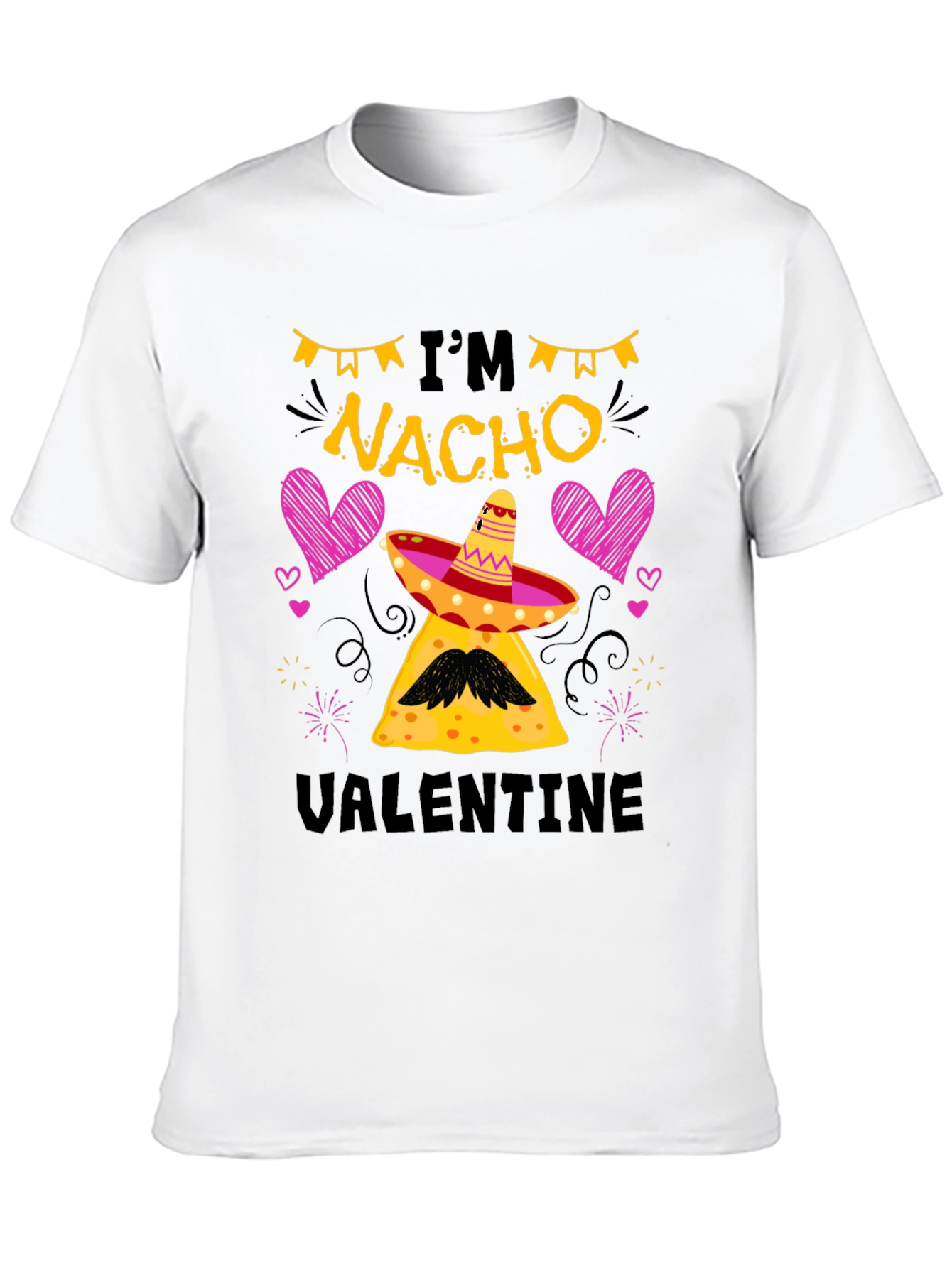 Im Nacho Valentine Black T-Shirt