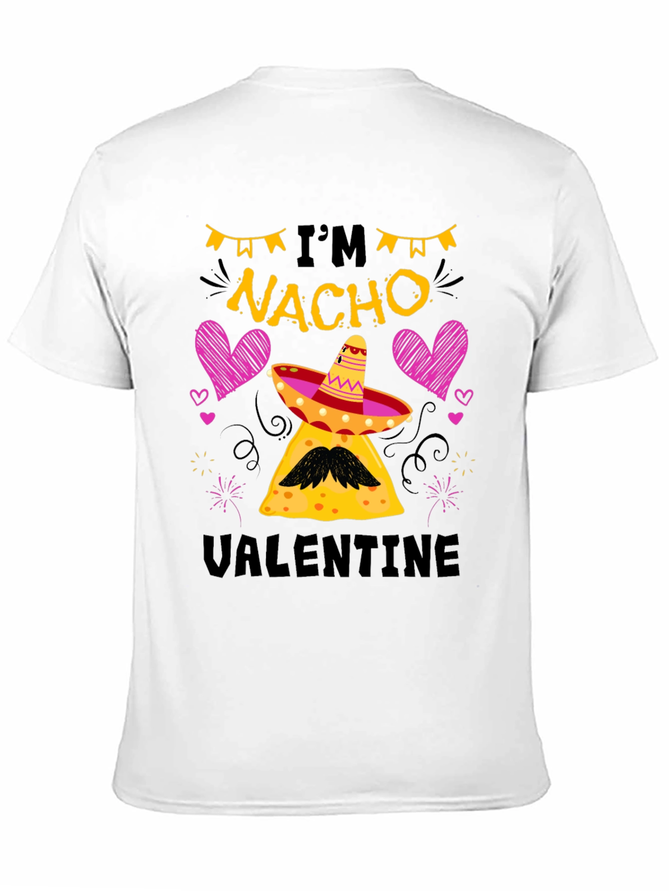 Im Nacho Valentine Black T-Shirt