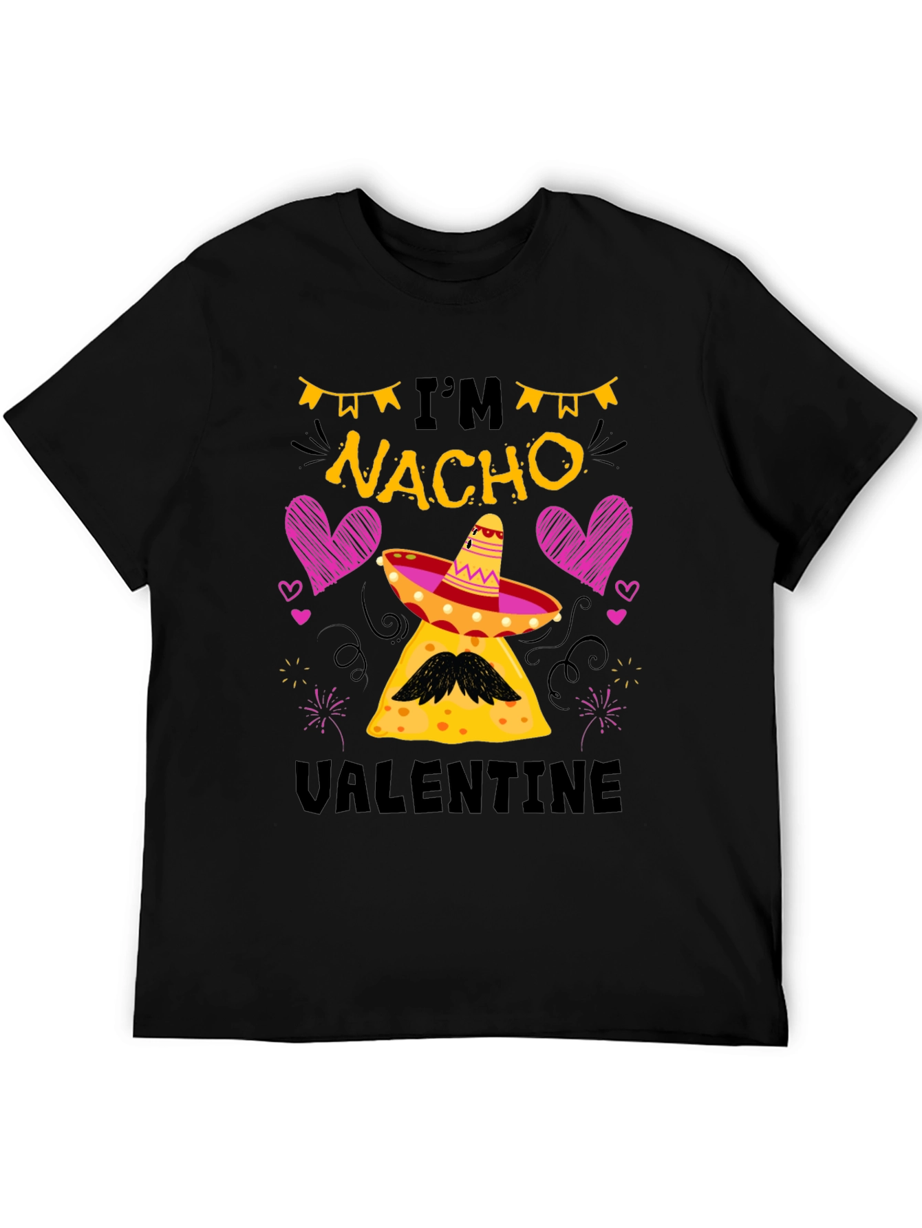 Im Nacho Valentine Black T-Shirt