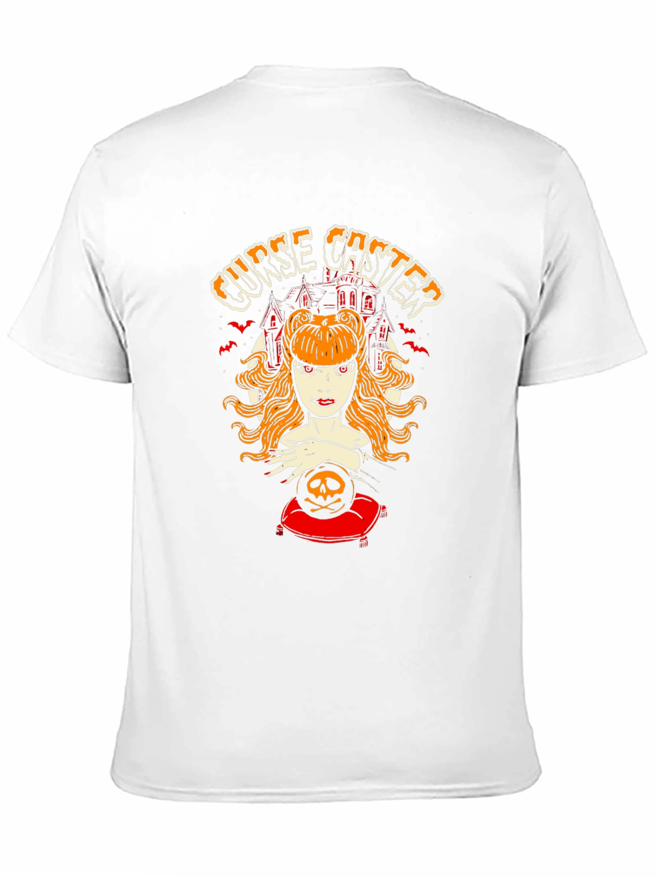 Curse Caster Graphic T-Shirt - Halloween Witch Tee