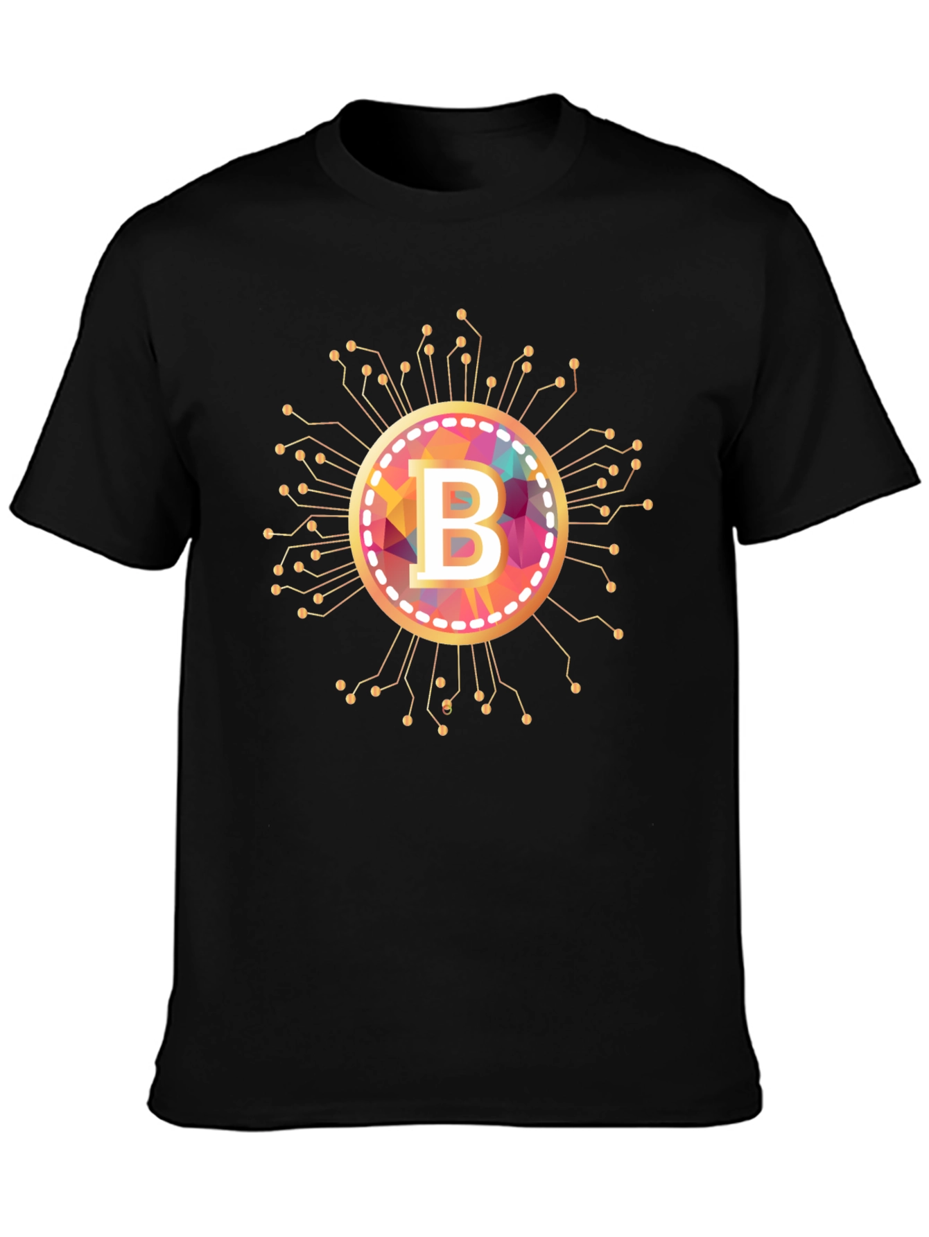 Bitcoin B Logo Black T-Shirt