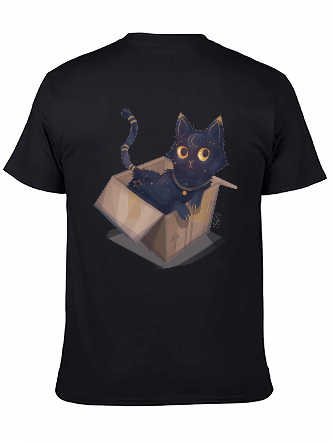 Cosmic Cat in Box Tee