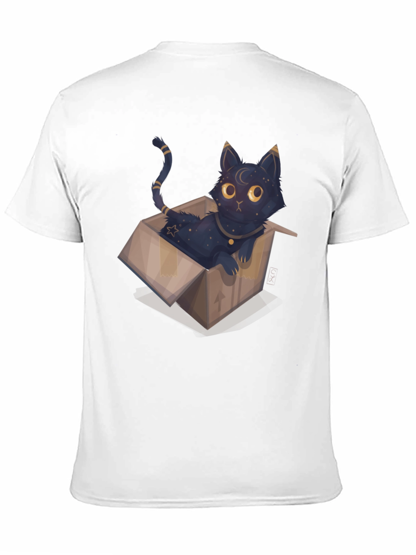 Cosmic Cat in Box Tee