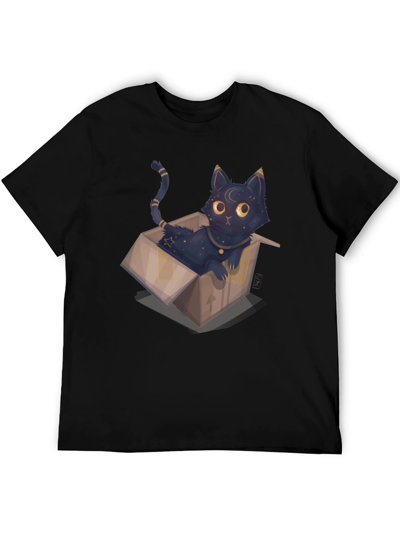 Cosmic Cat in Box Tee