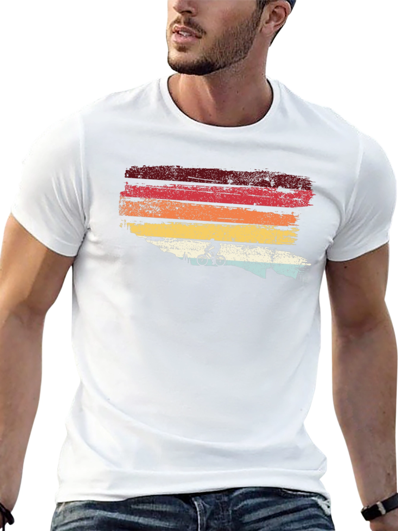 Retro Mountain Bike Graphic Tee