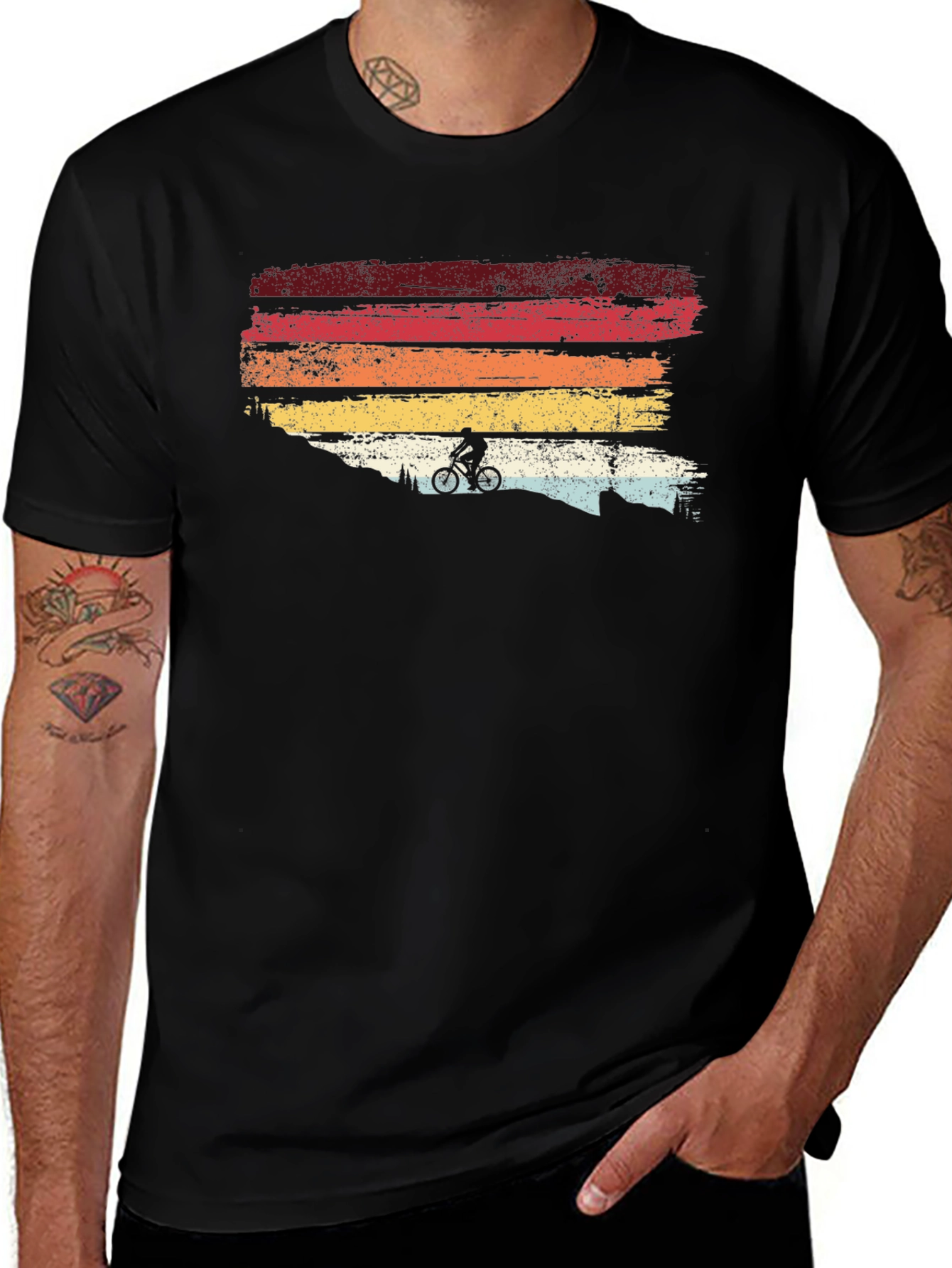 Retro Mountain Bike Graphic Tee
