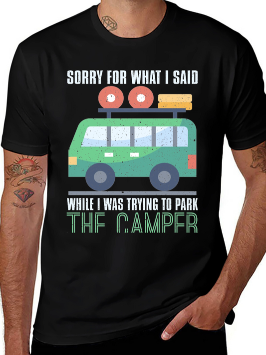 Camper Parking Funny T-Shirt