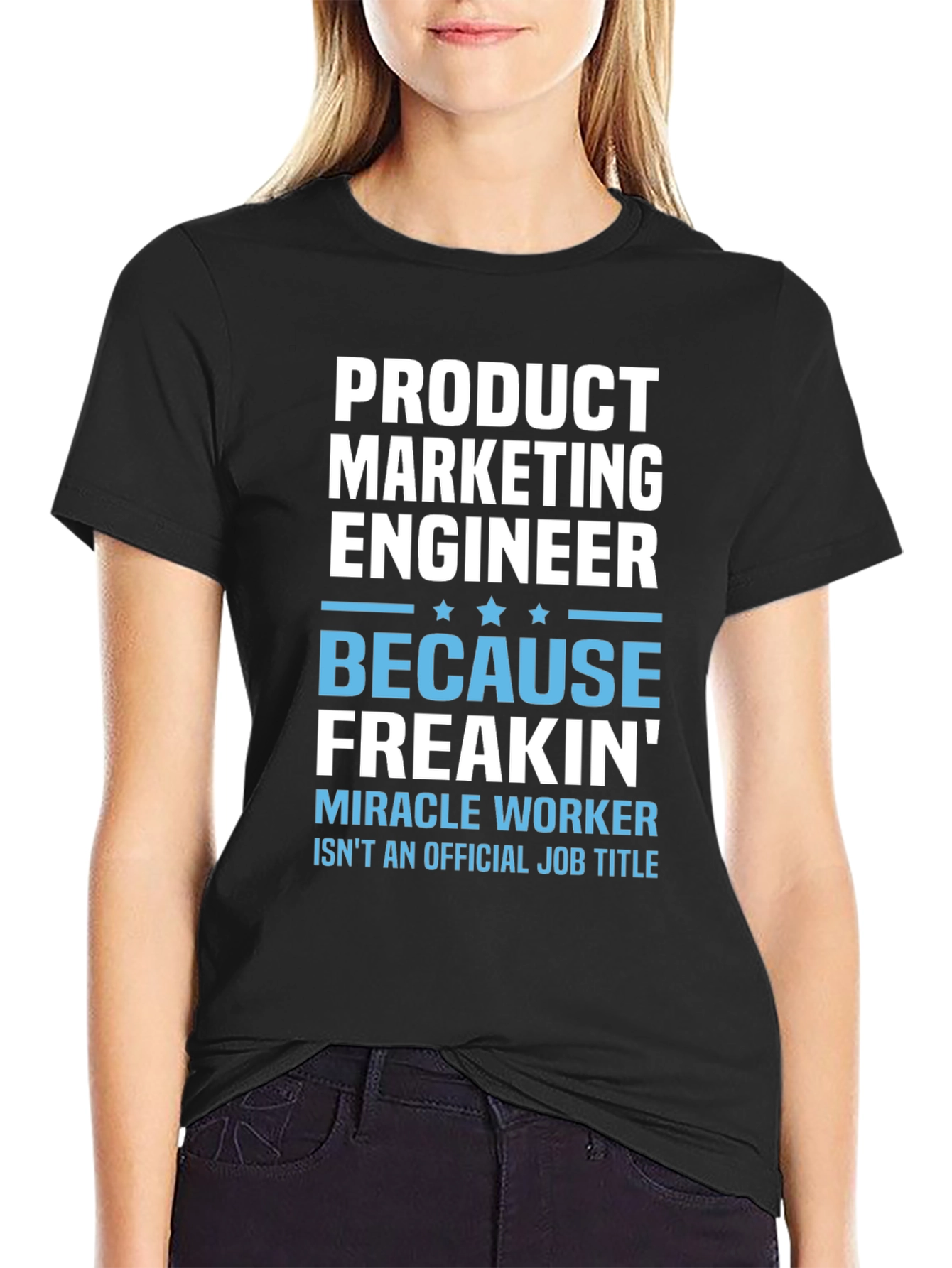 Product Marketing Engineer Funny Job Title T-Shirt