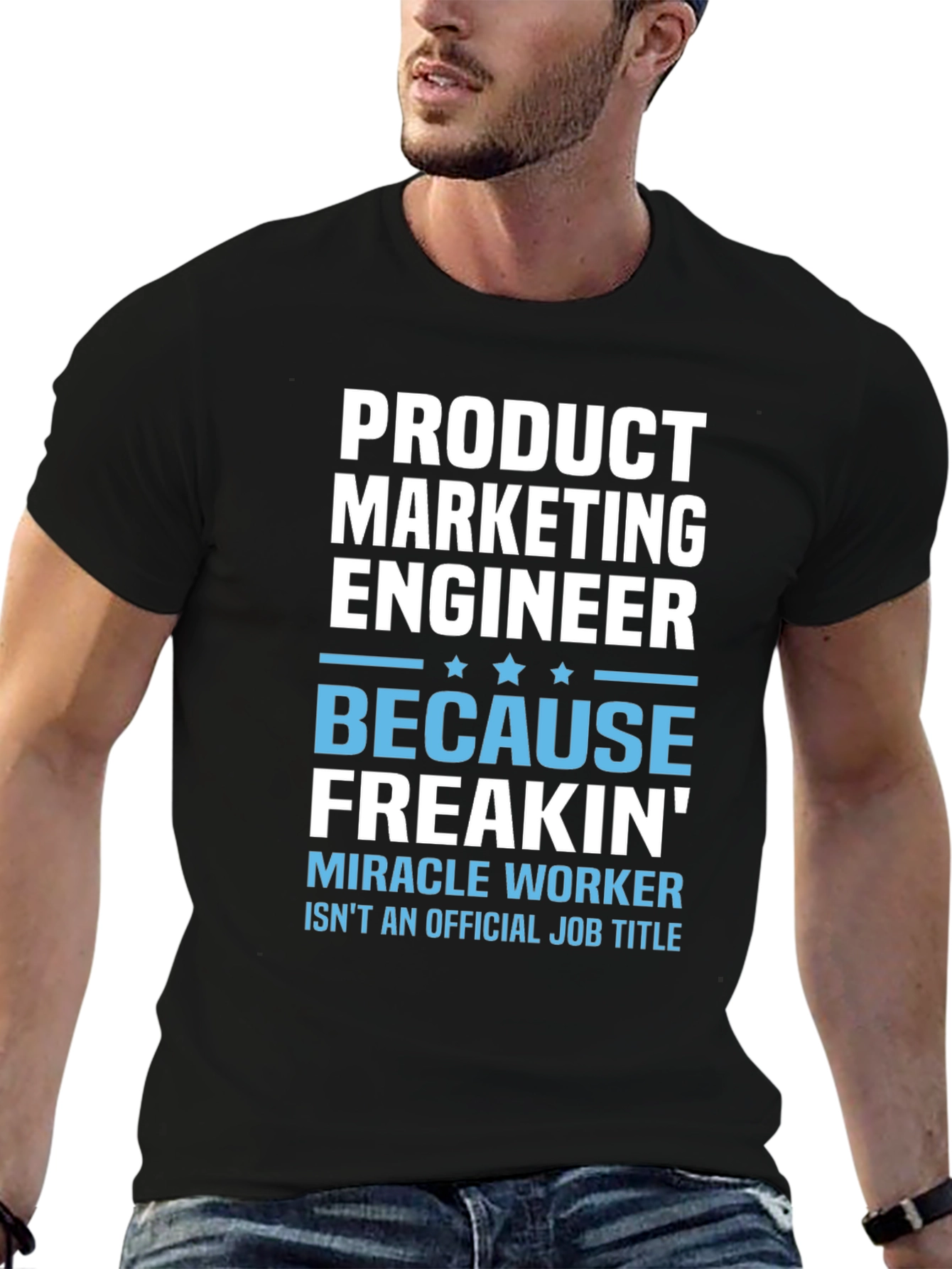 Product Marketing Engineer Funny Job Title T-Shirt