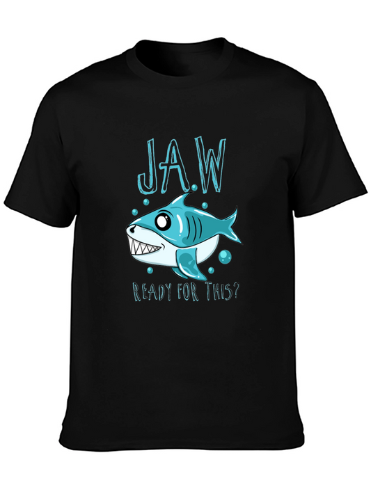 J.A.W Ready For This T-Shirt - Shark Graphic Tee