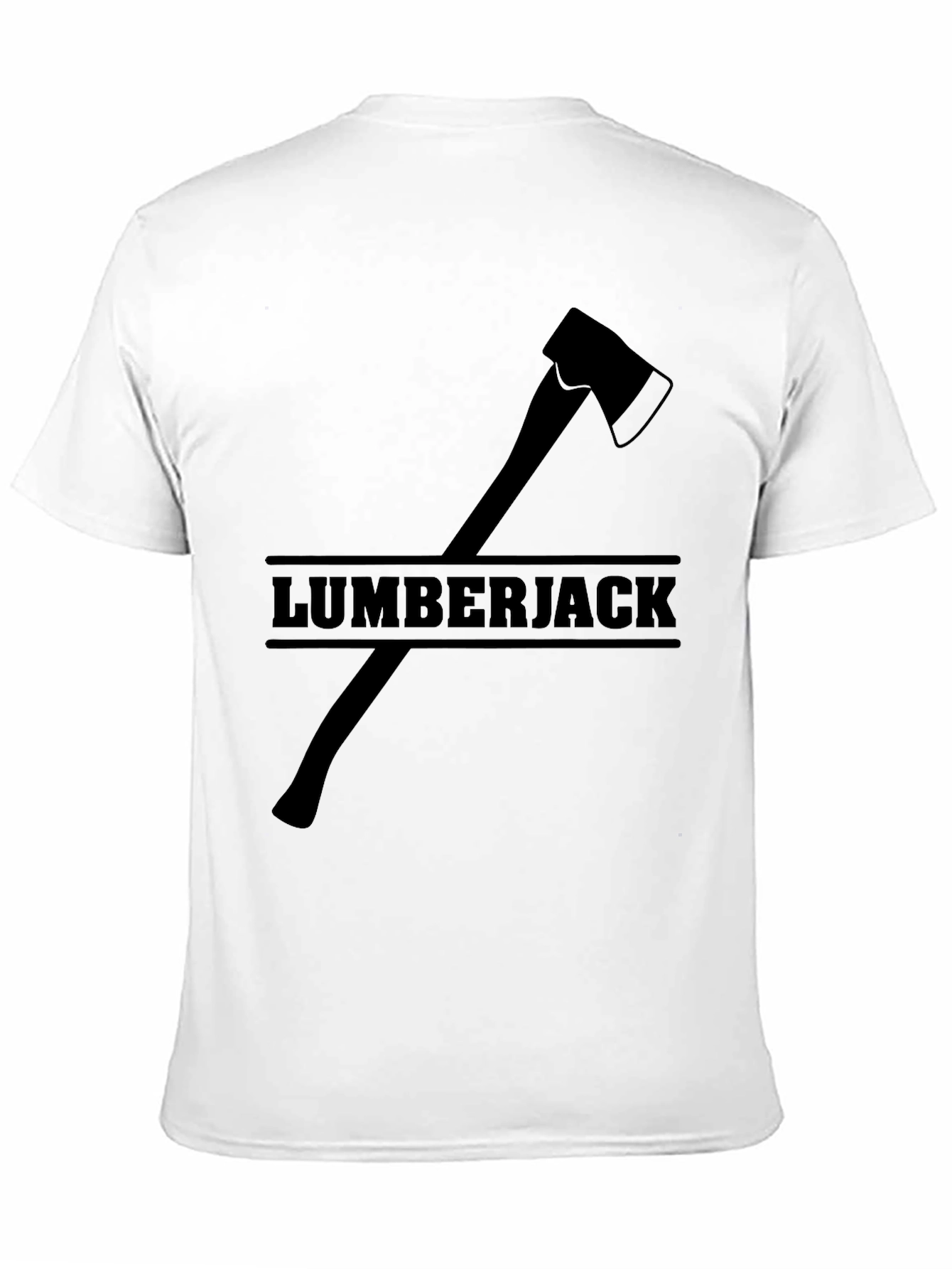 Lumberjack Axe Graphic T-Shirt - Classic Black Tee