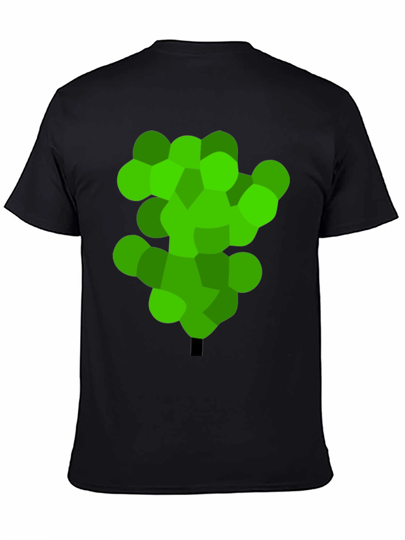 Abstract Green Tree Graphic Tee