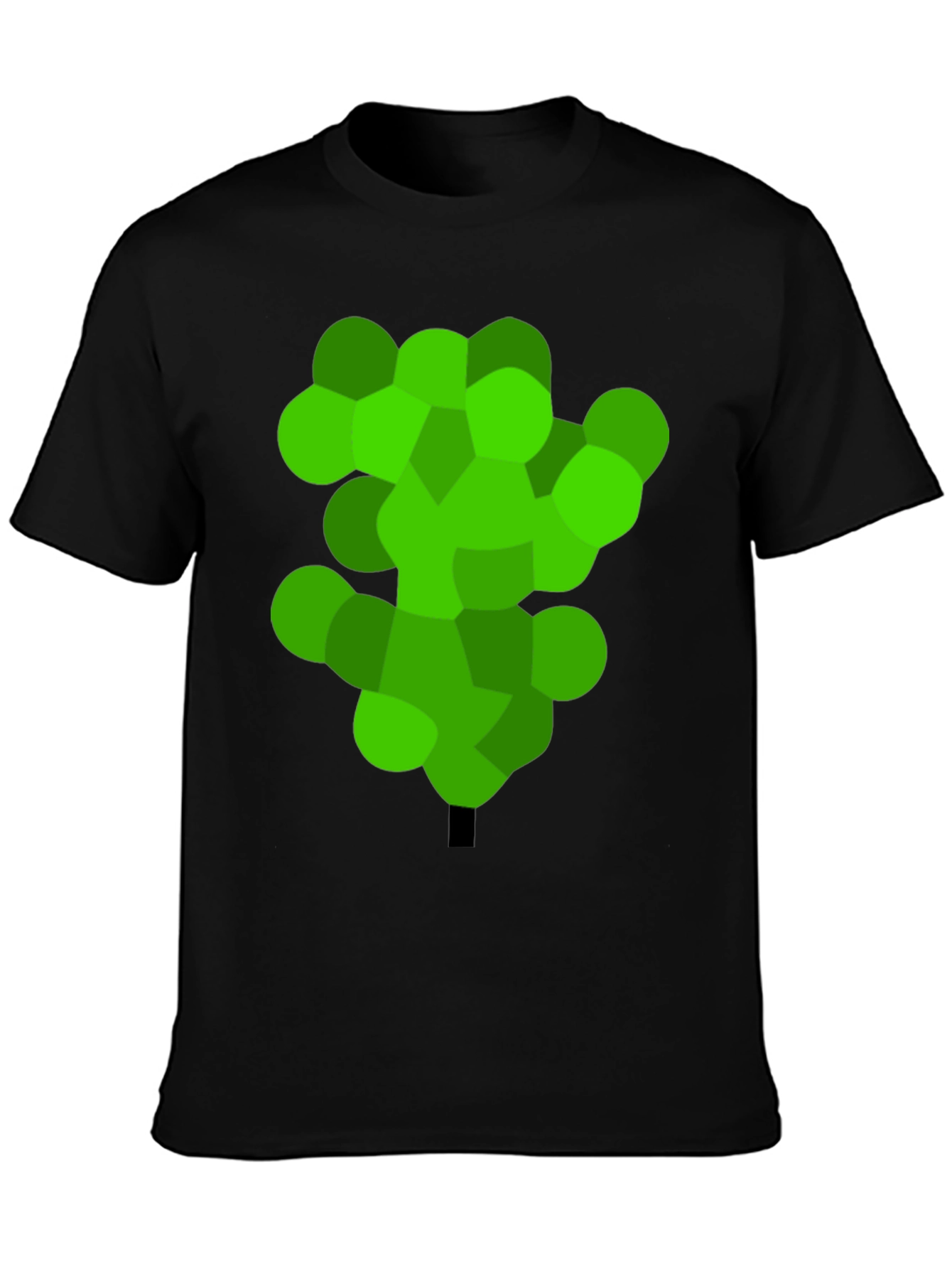 Abstract Green Tree Graphic Tee
