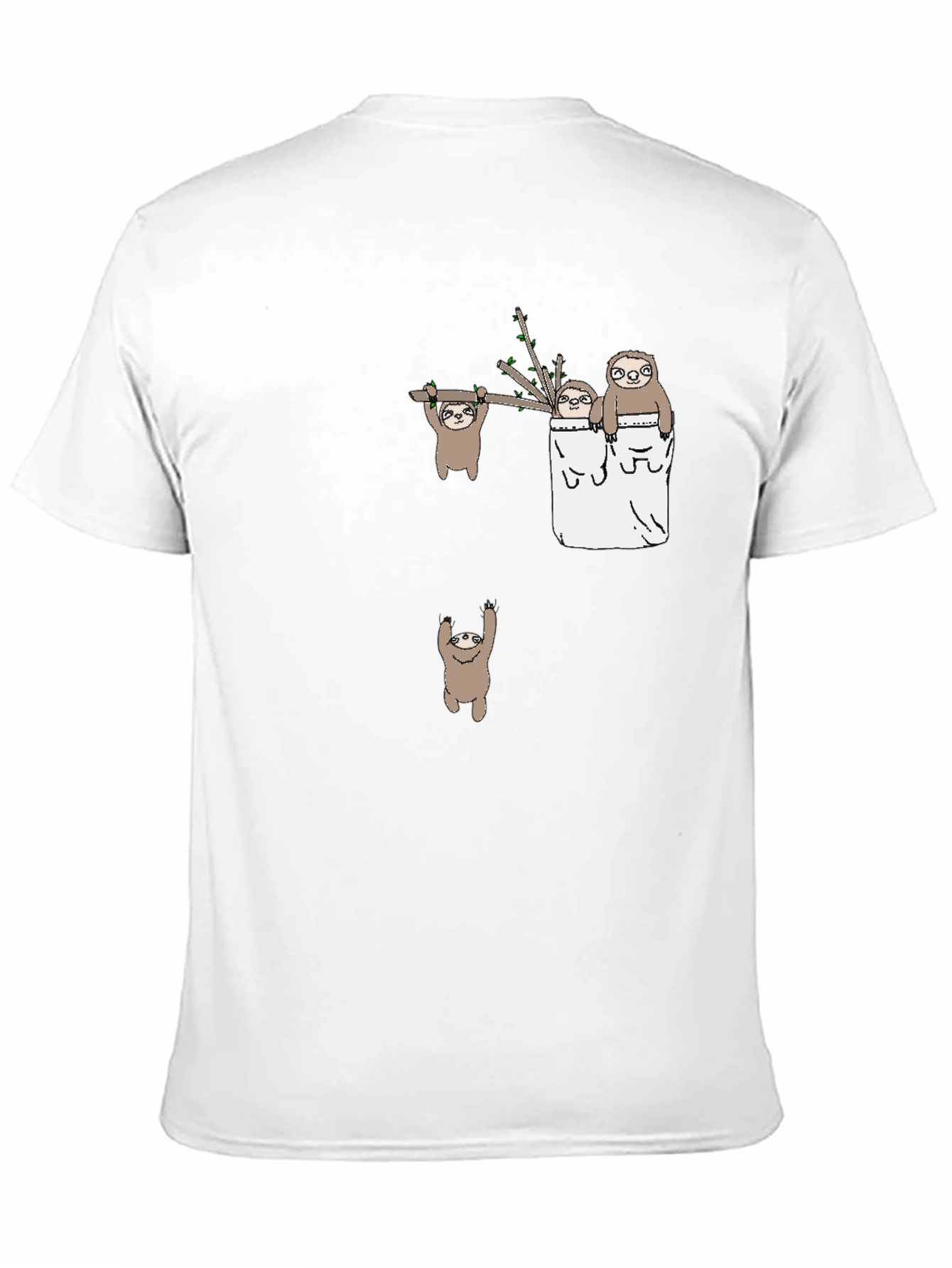 Sloth Family T-Shirt - Cute and Casual