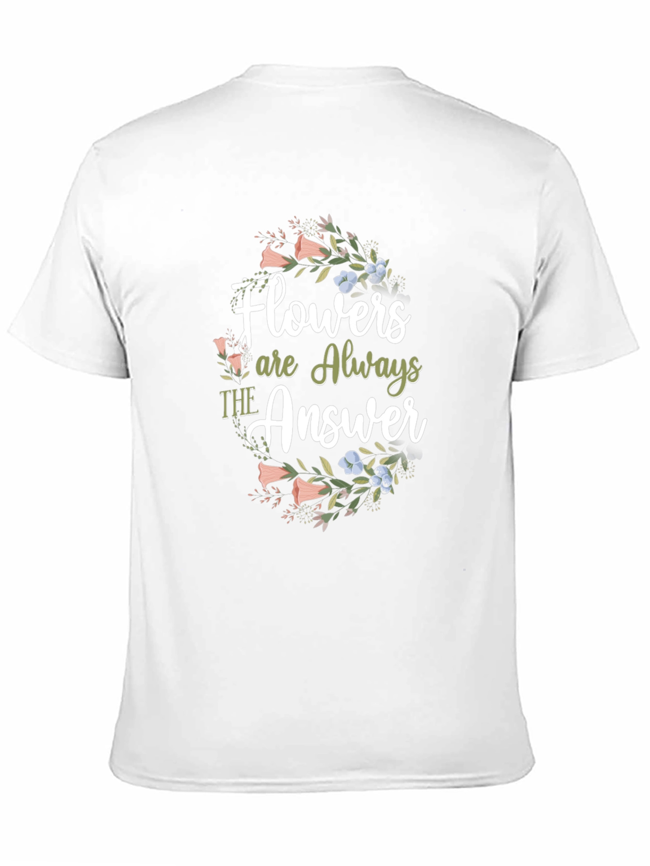 Floral Answer T-Shirt - Stylish Comfort Tee