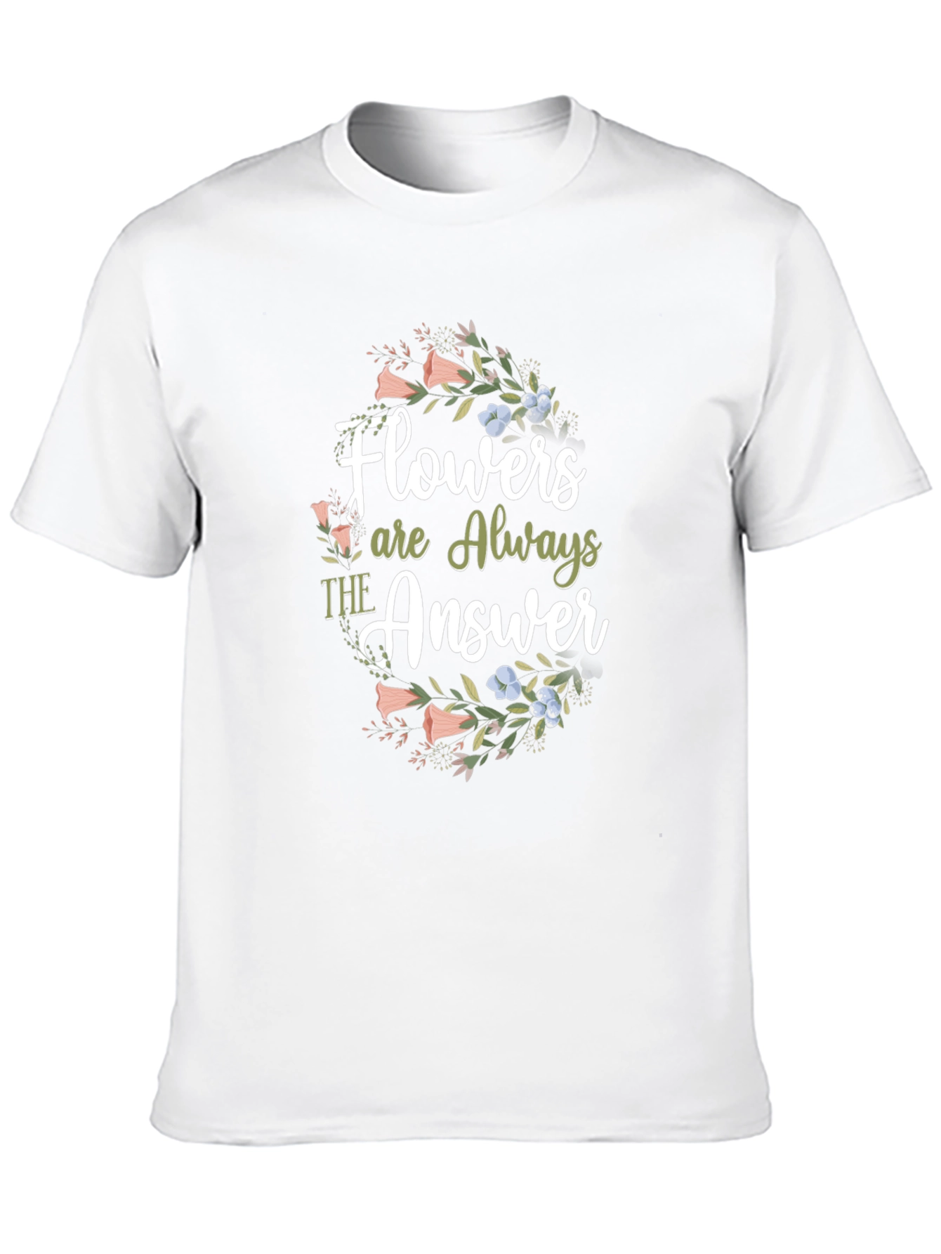 Floral Answer T-Shirt - Stylish Comfort Tee