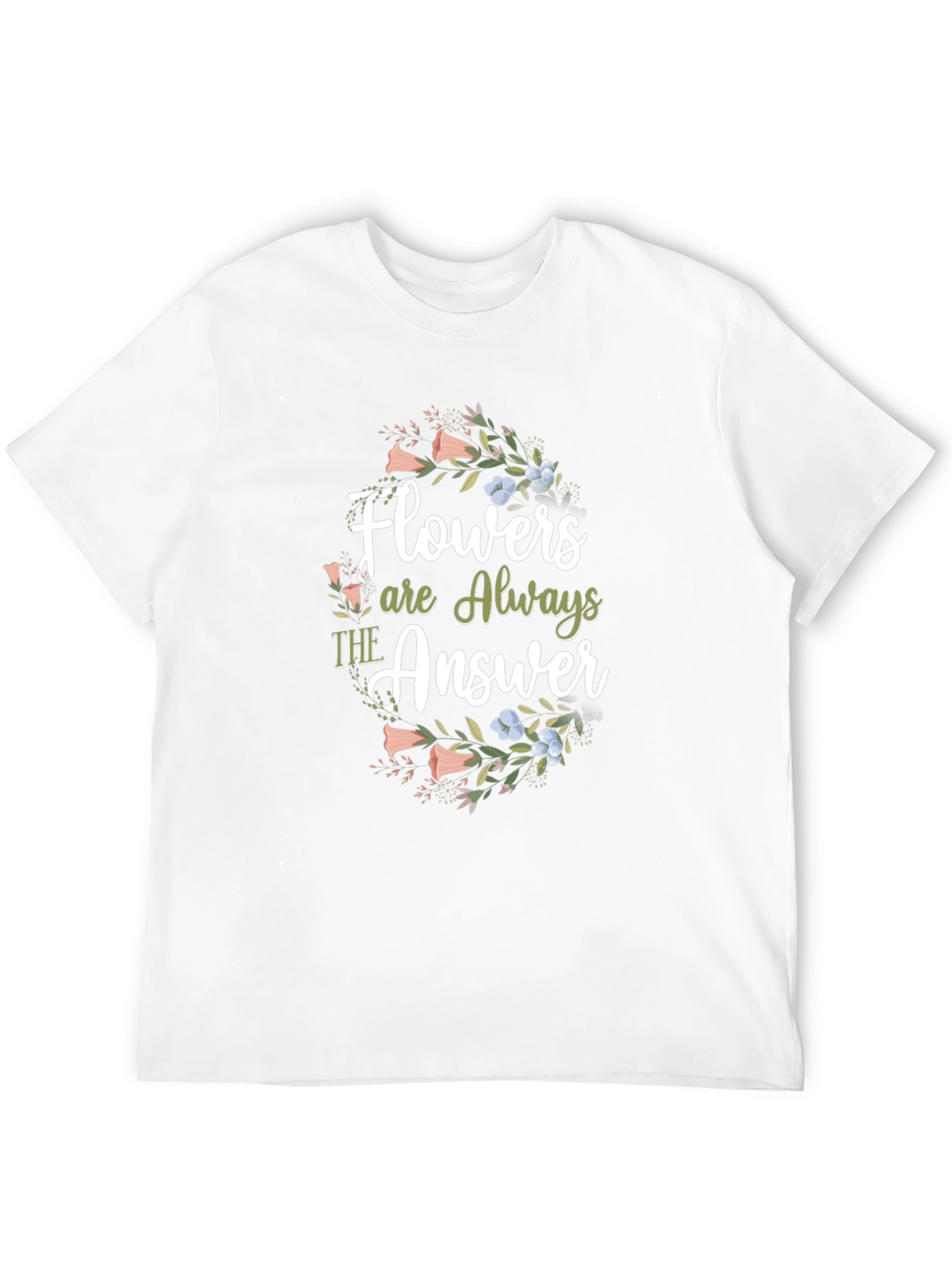 Floral Answer T-Shirt - Stylish Comfort Tee