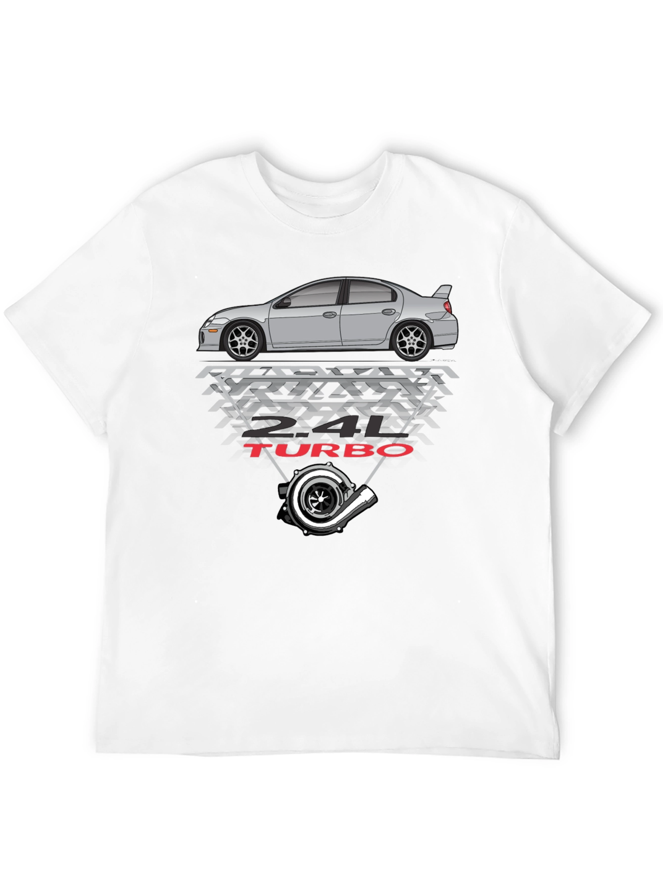 Turbo Car T-Shirt - Automotive Enthusiast Tee