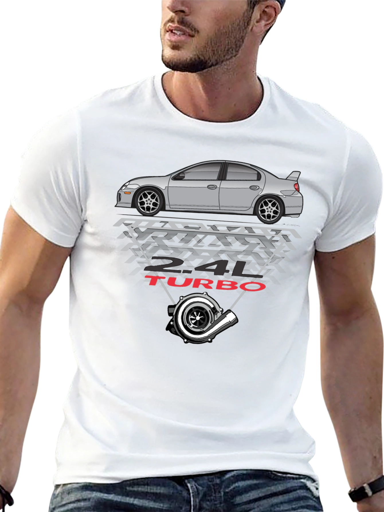 Turbo Car T-Shirt - Automotive Enthusiast Tee