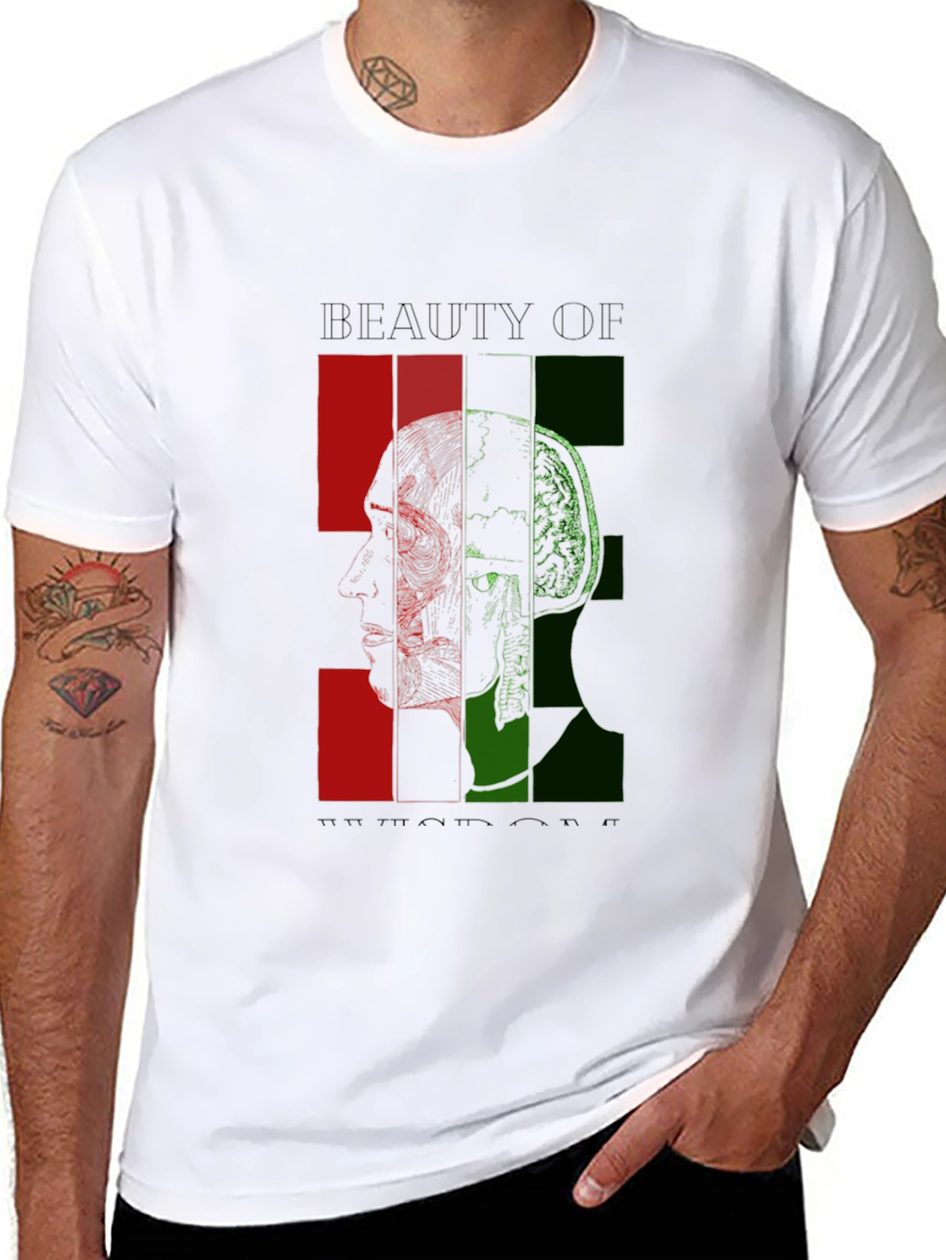 Beauty of the Mind T-Shirt - Unique Artistic Design
