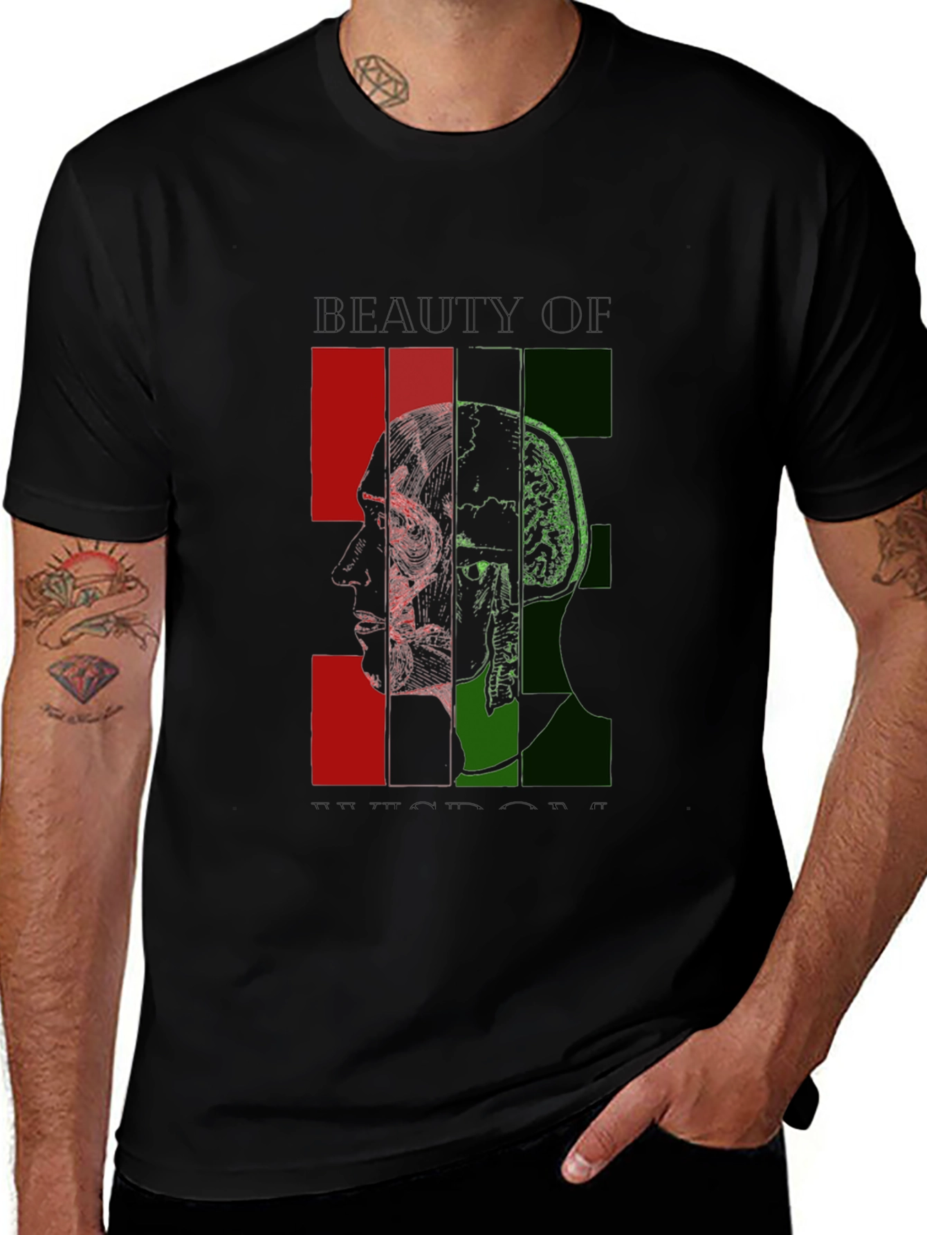 Beauty of the Mind T-Shirt - Unique Artistic Design