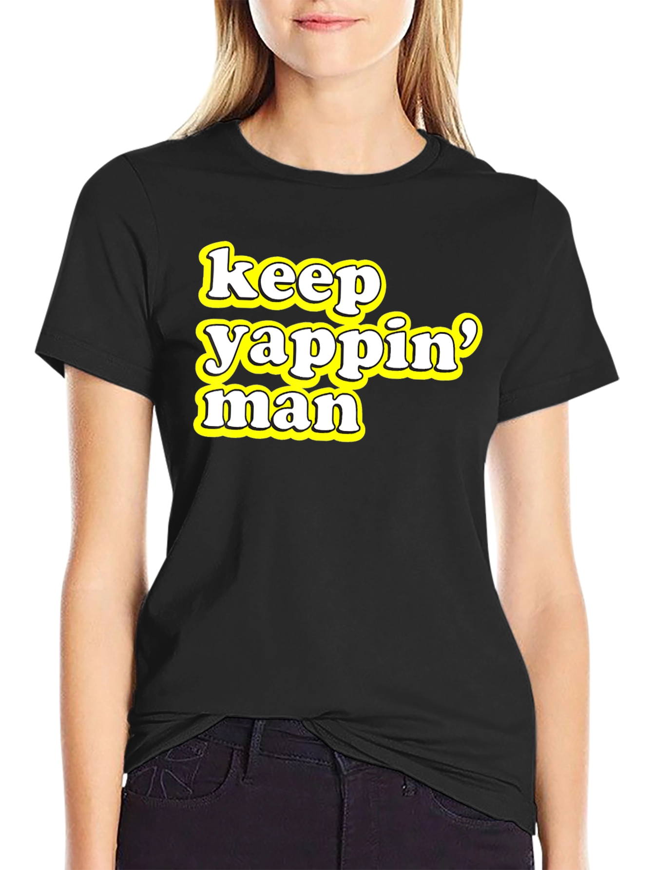 Keep Yappin Man Graphic Tee