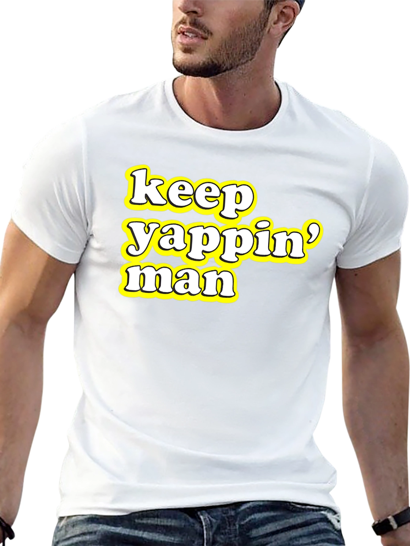 Keep Yappin Man Graphic Tee