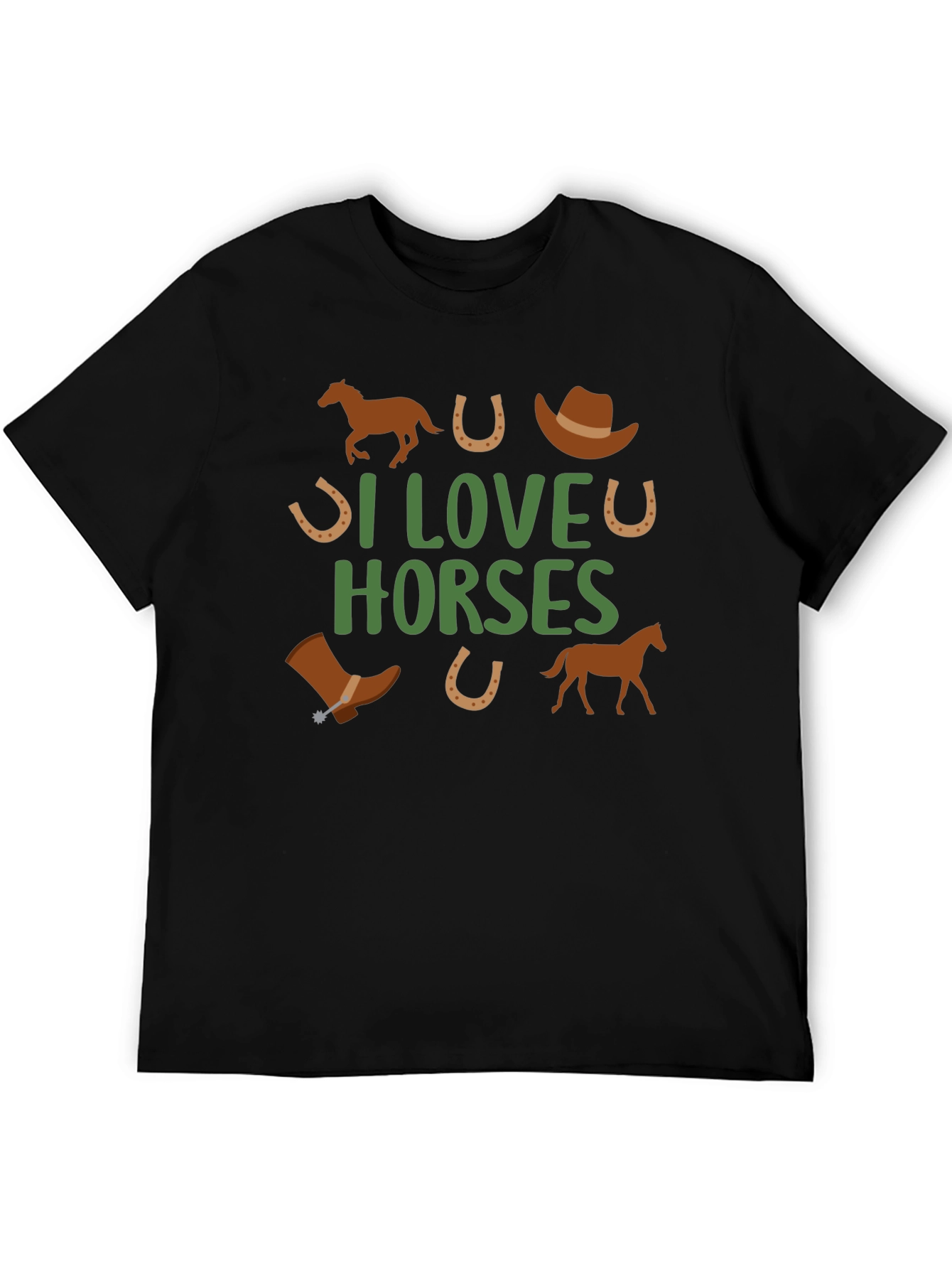 I Love Horses Graphic Tee