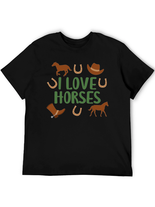I Love Horses Graphic Tee