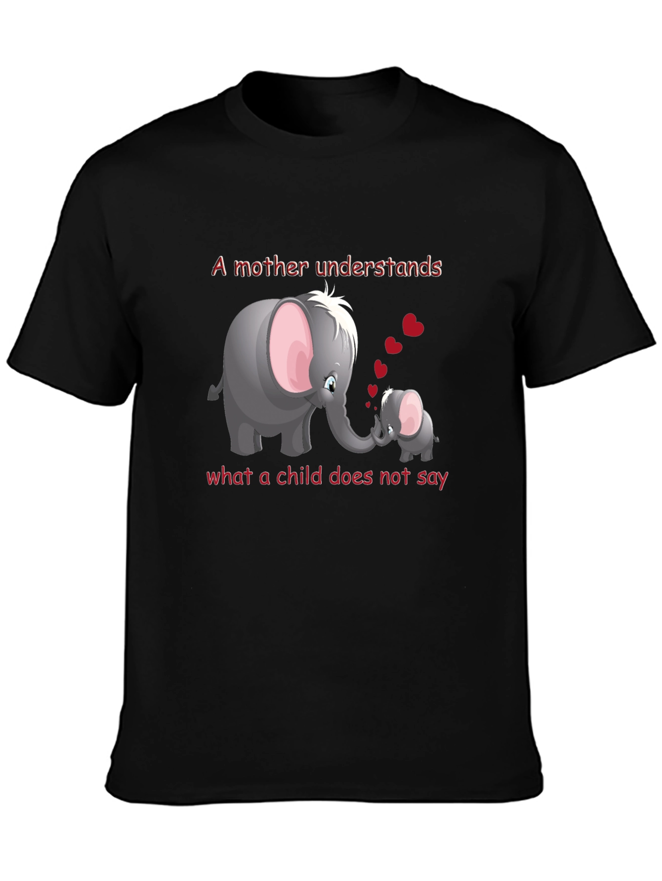 Mother & Child Elephant T-Shirt - Understanding Love