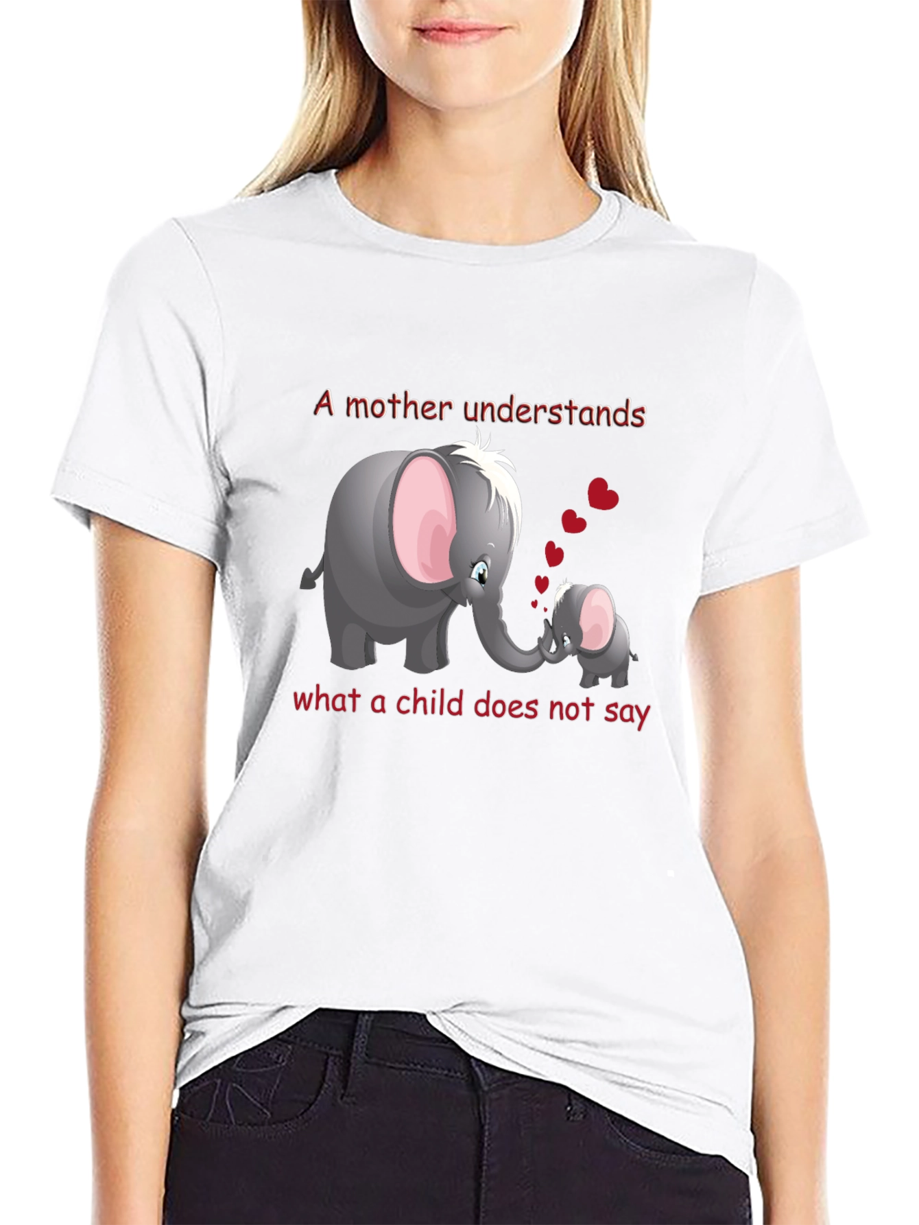 Mother & Child Elephant T-Shirt - Understanding Love