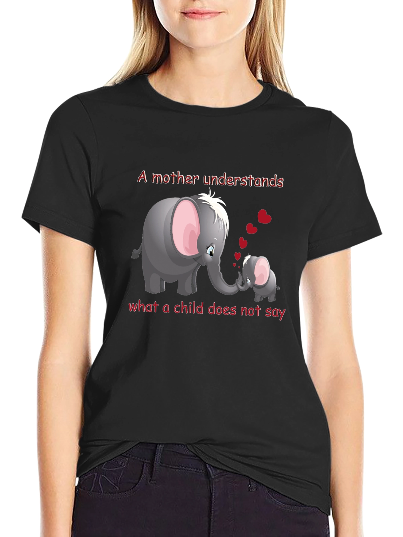 Mother & Child Elephant T-Shirt - Understanding Love