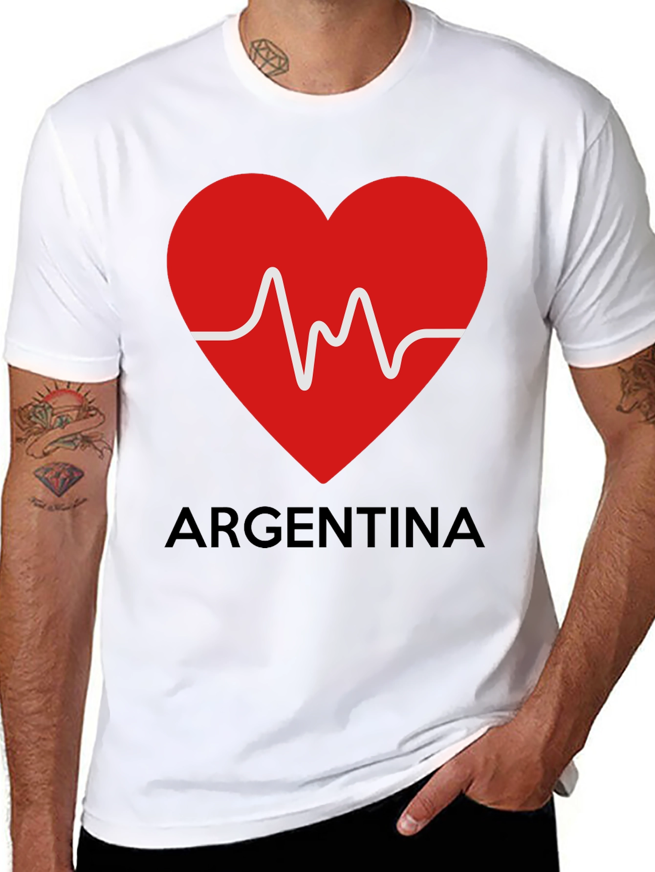 Argentina Heartbeat T-Shirt