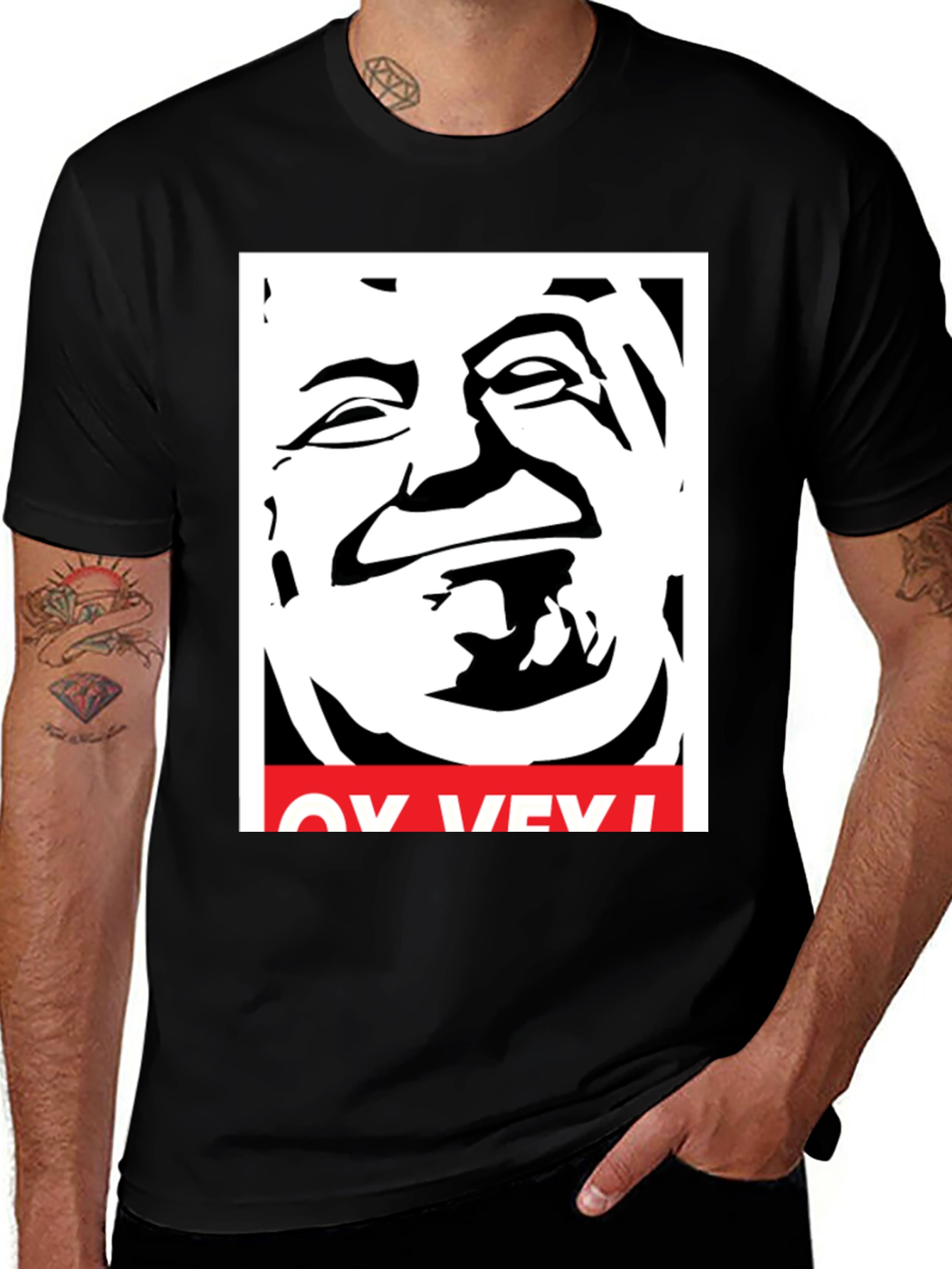 Oy Vey! Graphic T-Shirt - Black