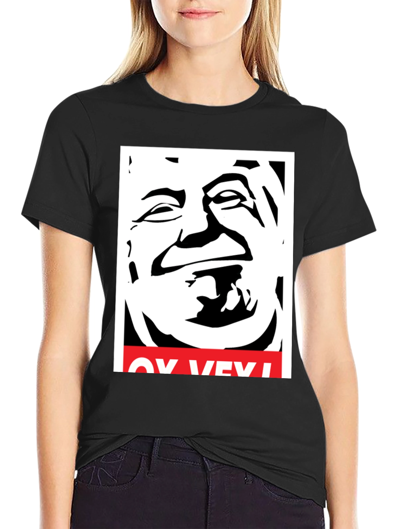 Oy Vey! Graphic T-Shirt - Black